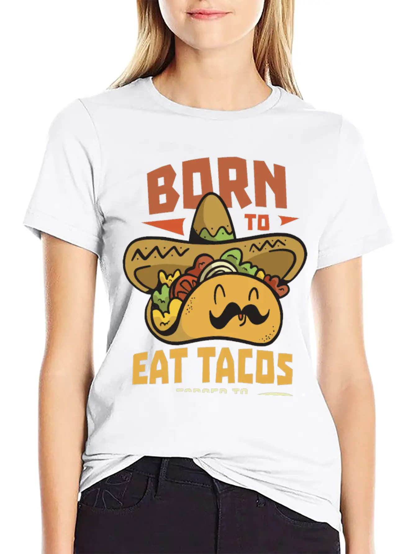 Born To Eat Tacos Forced To Work Soft Cotton Short Sleeve Tee ¨C Unisex Wardrobe Staple