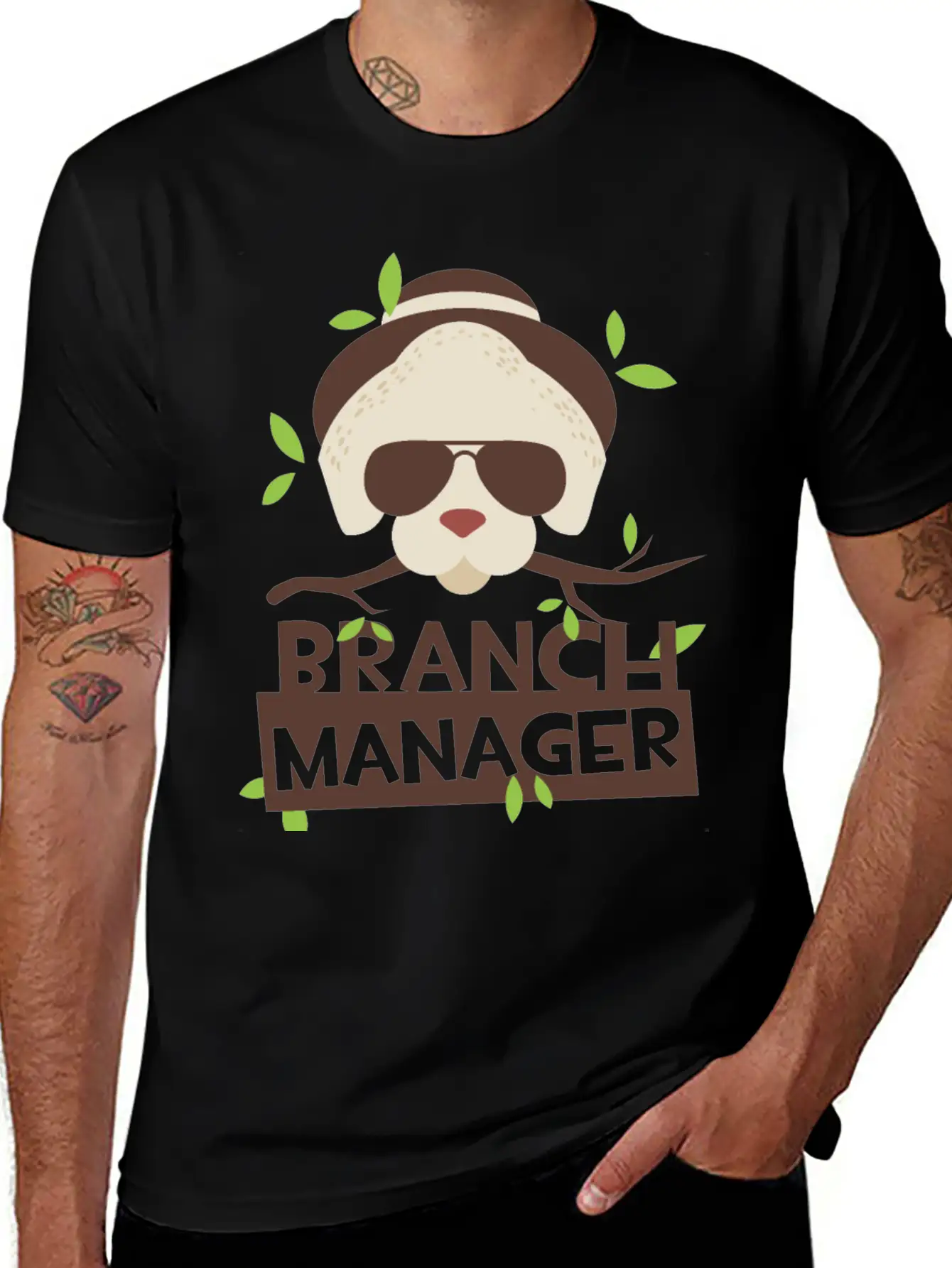 Branch Manager Basic Graphic T-Shirt ¨C Daily Comfort In Soft Cotton