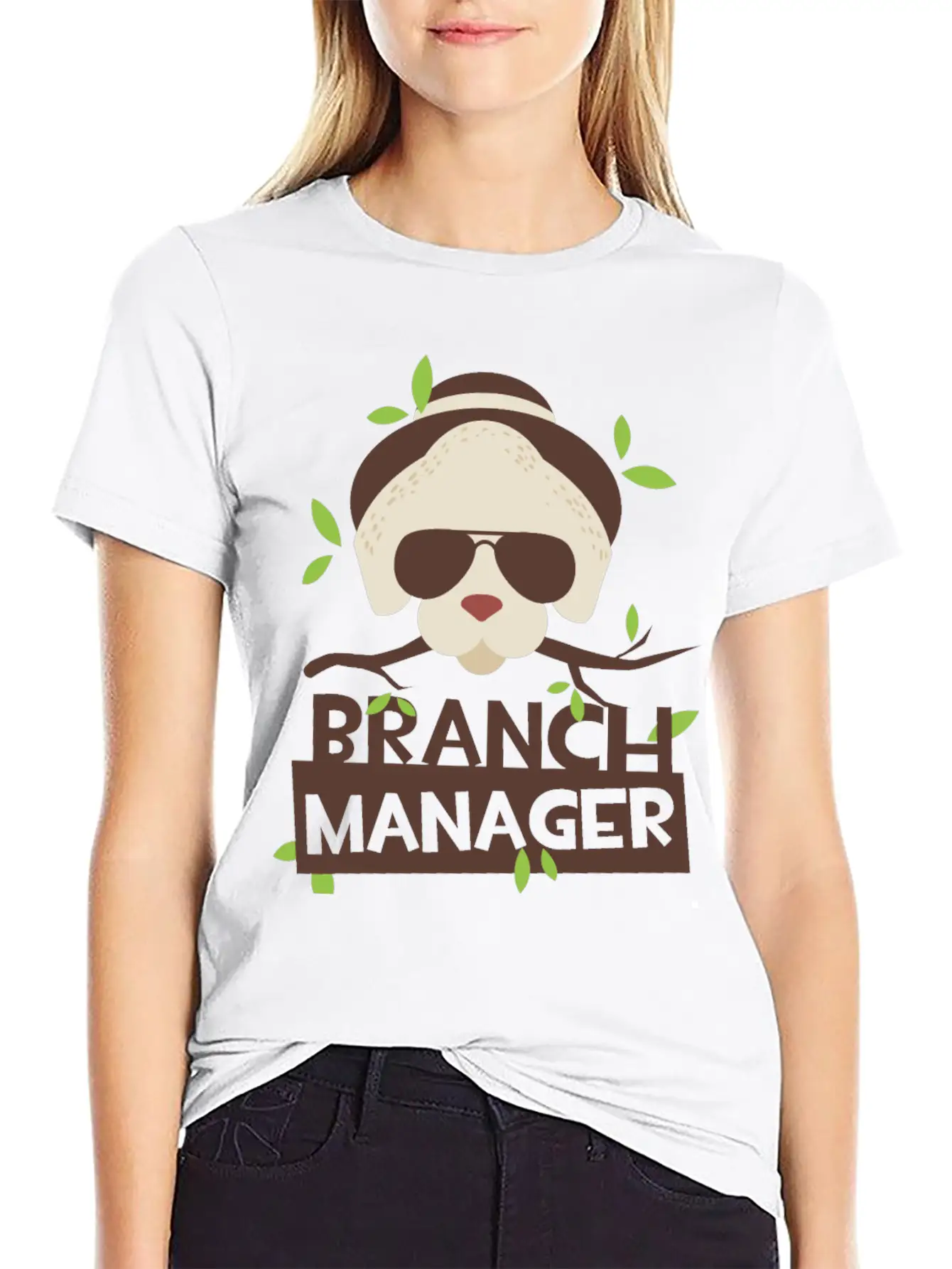 Branch Manager Basic Graphic T-Shirt ¨C Daily Comfort In Soft Cotton