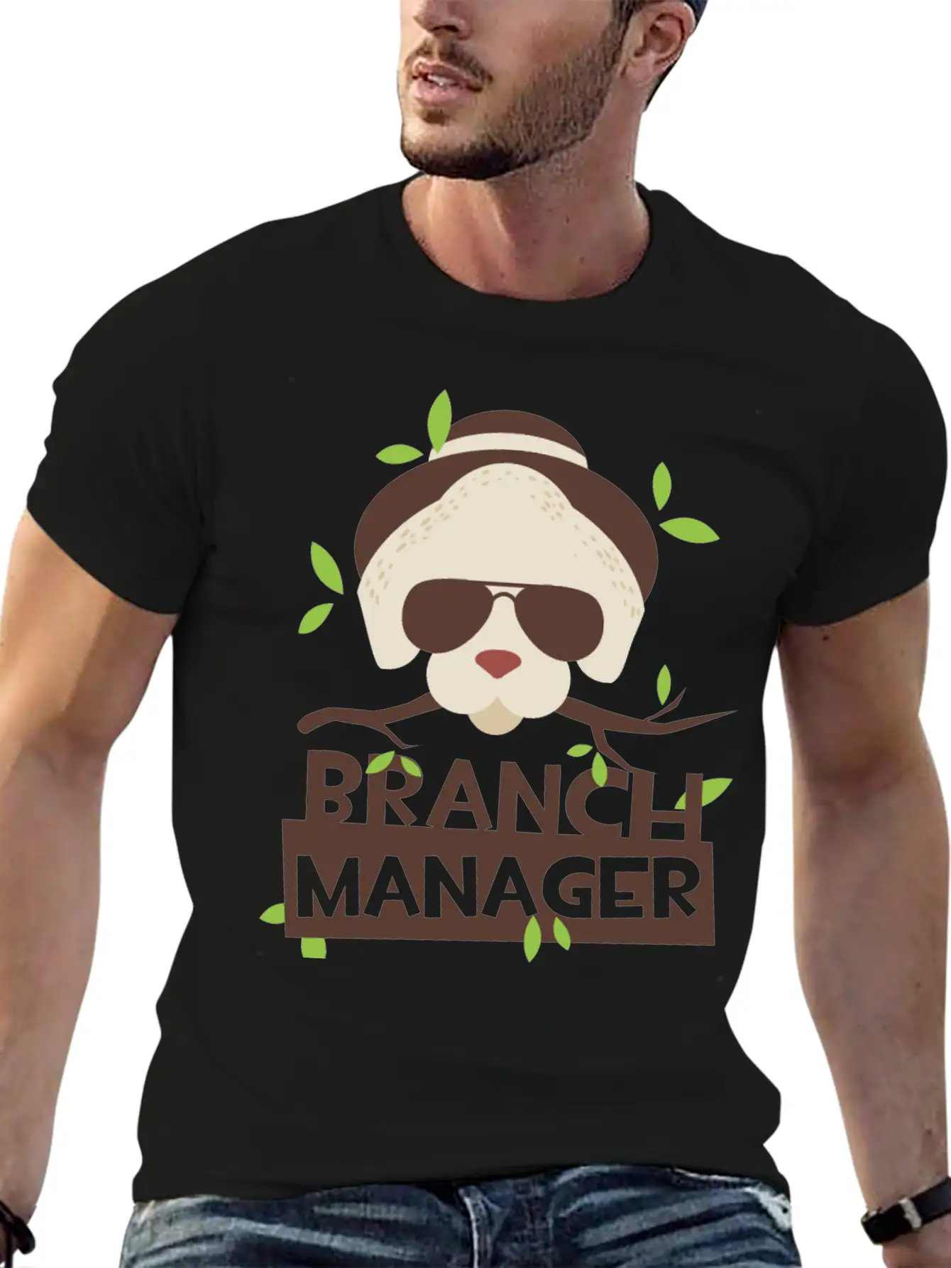 Branch Manager Basic Graphic T-Shirt ¨C Daily Comfort In Soft Cotton