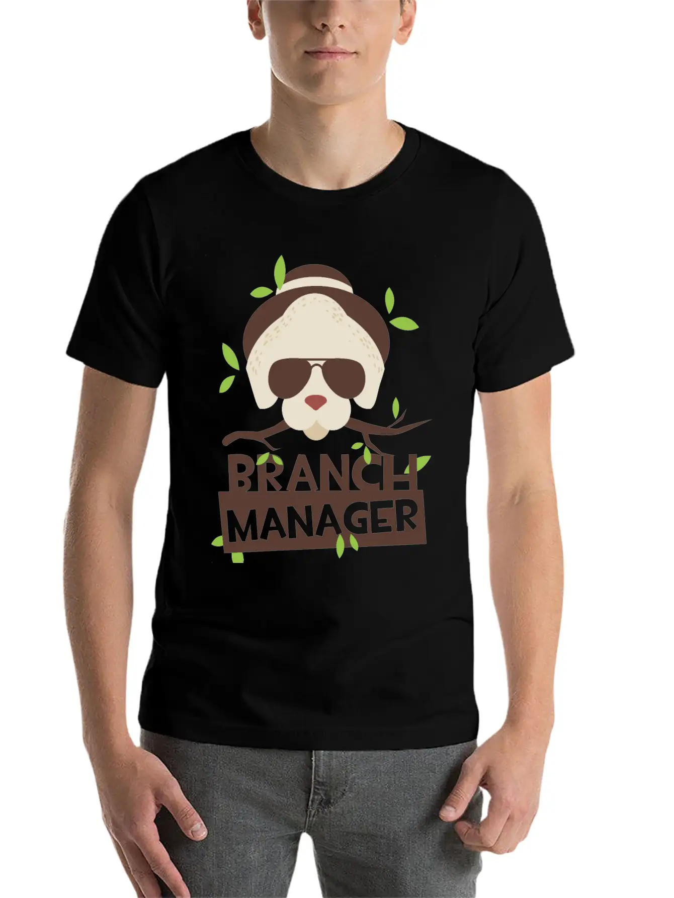 Branch Manager Basic Graphic T-Shirt ¨C Daily Comfort In Soft Cotton