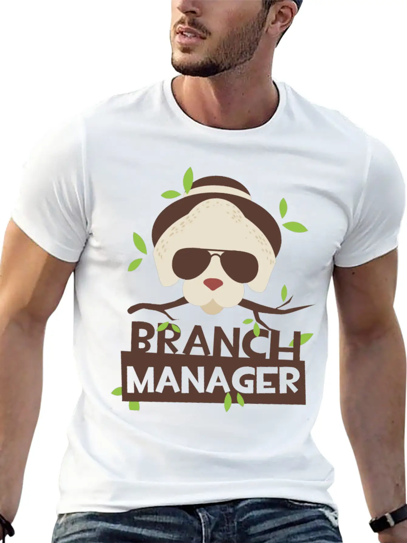 Branch Manager Basic Graphic T-Shirt ¨C Daily Comfort In Soft Cotton