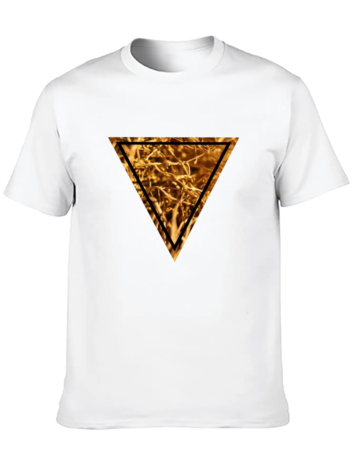Branches Streetwear Triangle Art Artist Style Essential Cotton Tee For Daily Outfits ¨C Unisex Style