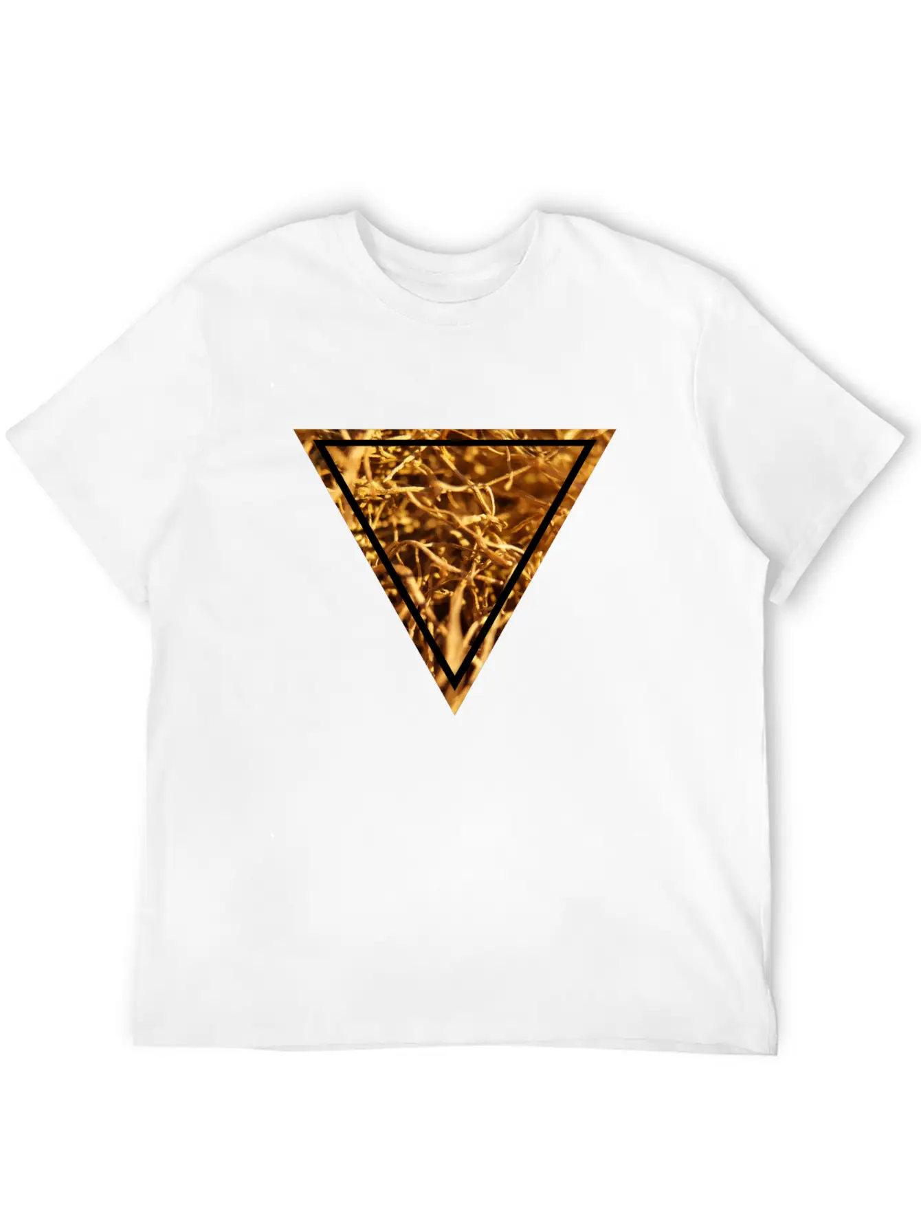Branches Streetwear Triangle Art Artist Style Essential Cotton Tee For Daily Outfits ¨C Unisex Style