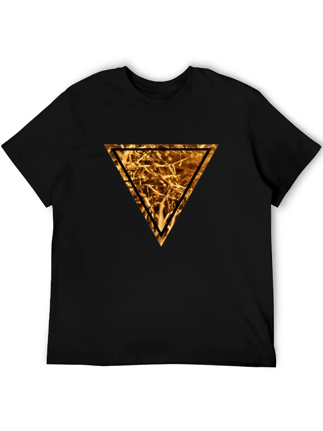 Branches Streetwear Triangle Art Artist Style Essential Cotton Tee For Daily Outfits ¨C Unisex Style