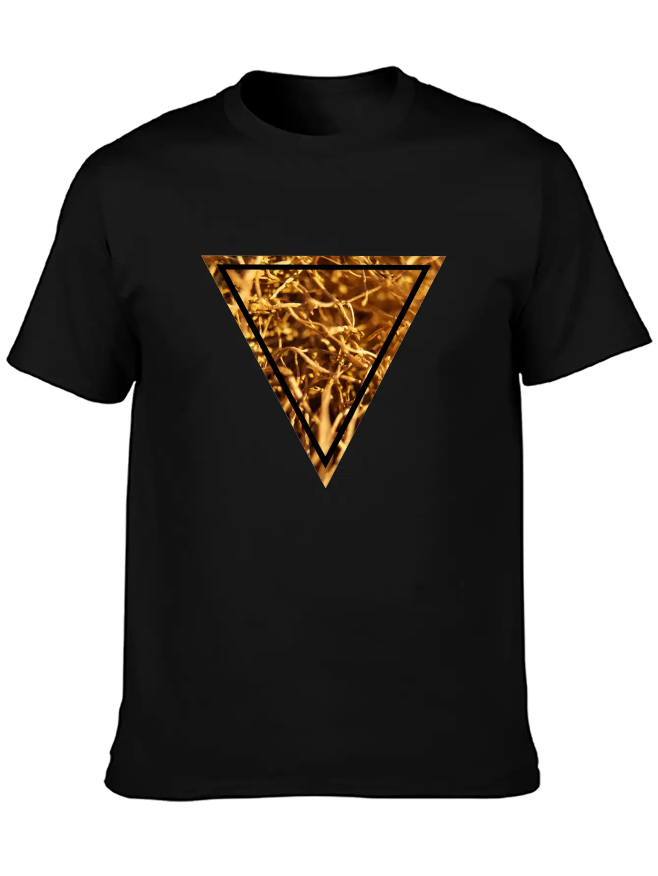 Branches Streetwear Triangle Art Artist Style Essential Cotton Tee For Daily Outfits ¨C Unisex Style