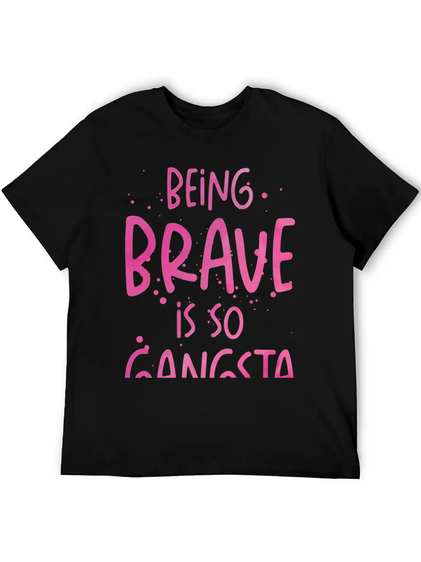 Brave Gangsta School Counselor Emotion Quotes Essential Cotton Tee For Daily Outfits ¨C Unisex Style