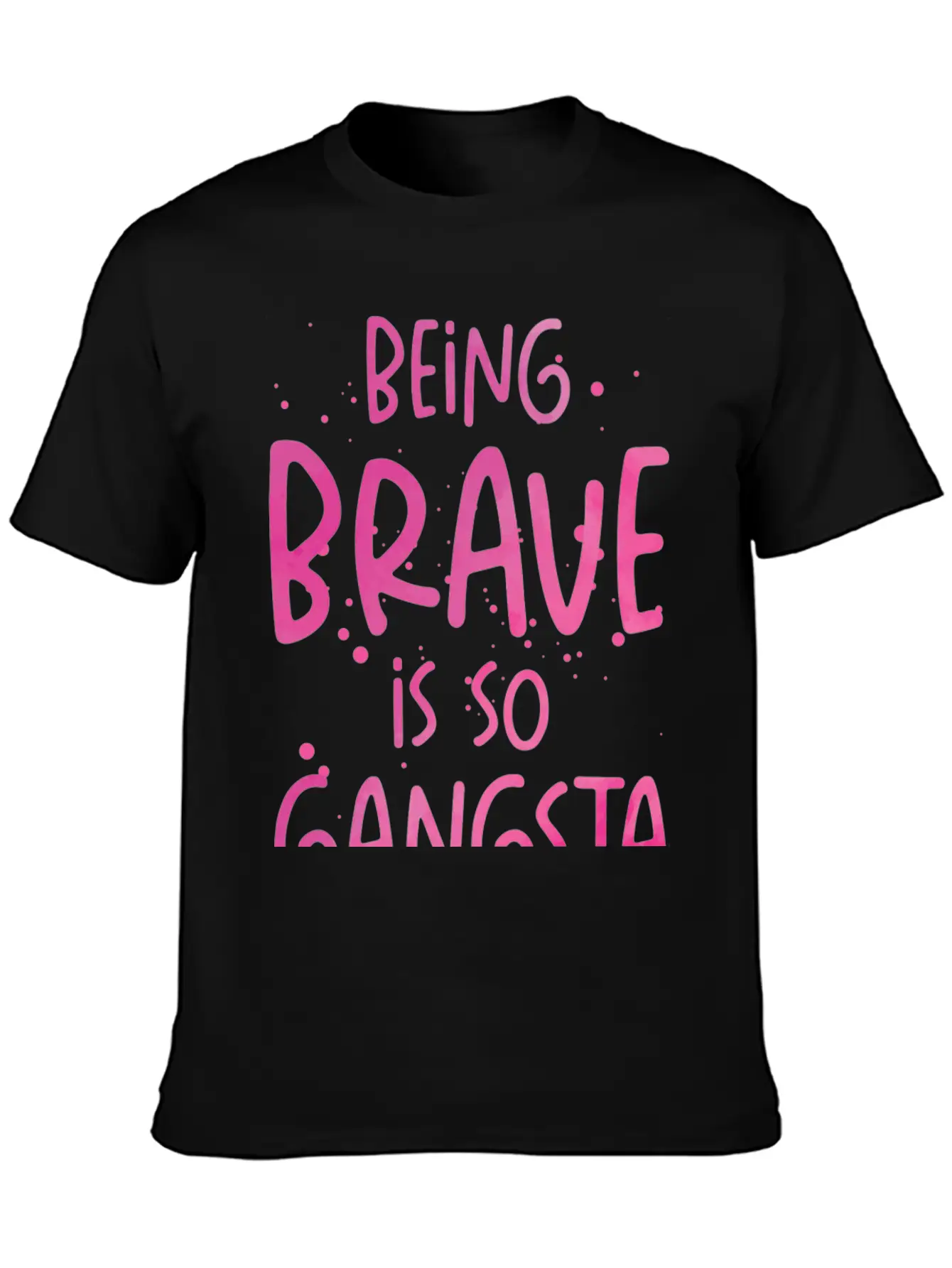 Brave Gangsta School Counselor Emotion Quotes Essential Cotton Tee For Daily Outfits ¨C Unisex Style