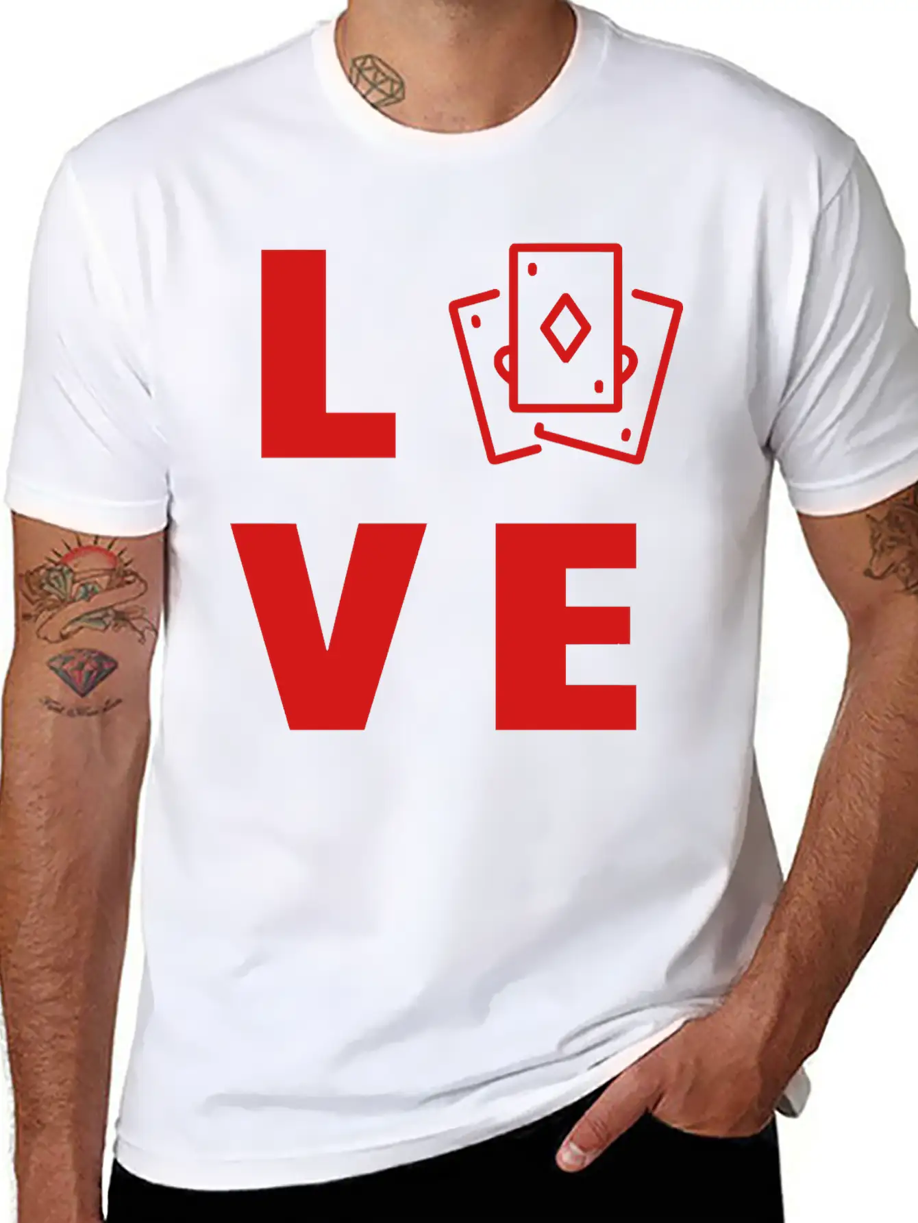 Bridge Card Game Kartenspiel Jeu De Cartes Essential Cotton Tee For Daily Outfits ¨C Unisex Style