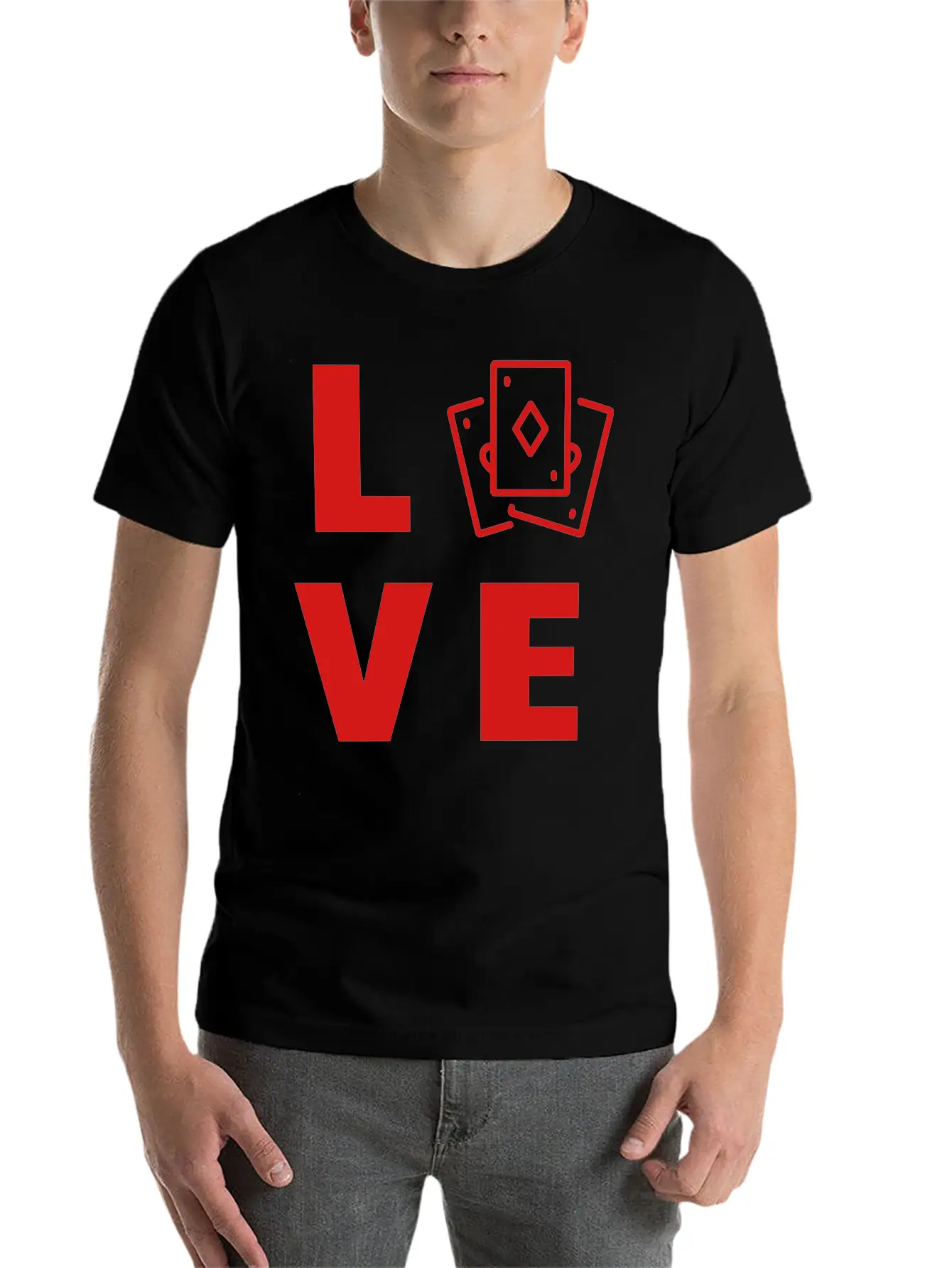 Bridge Card Game Kartenspiel Jeu De Cartes Essential Cotton Tee For Daily Outfits ¨C Unisex Style