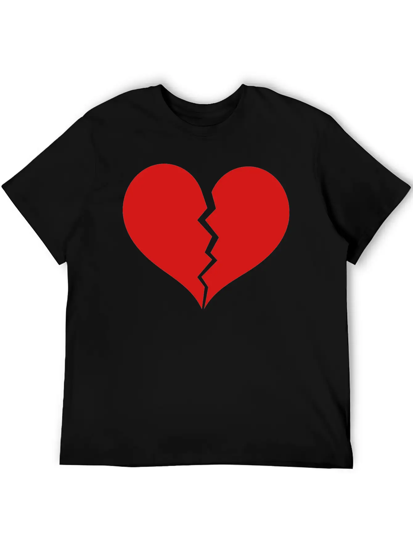 Broken Heart Soft Cotton Short Sleeve Tee ¨C Unisex Wardrobe Staple