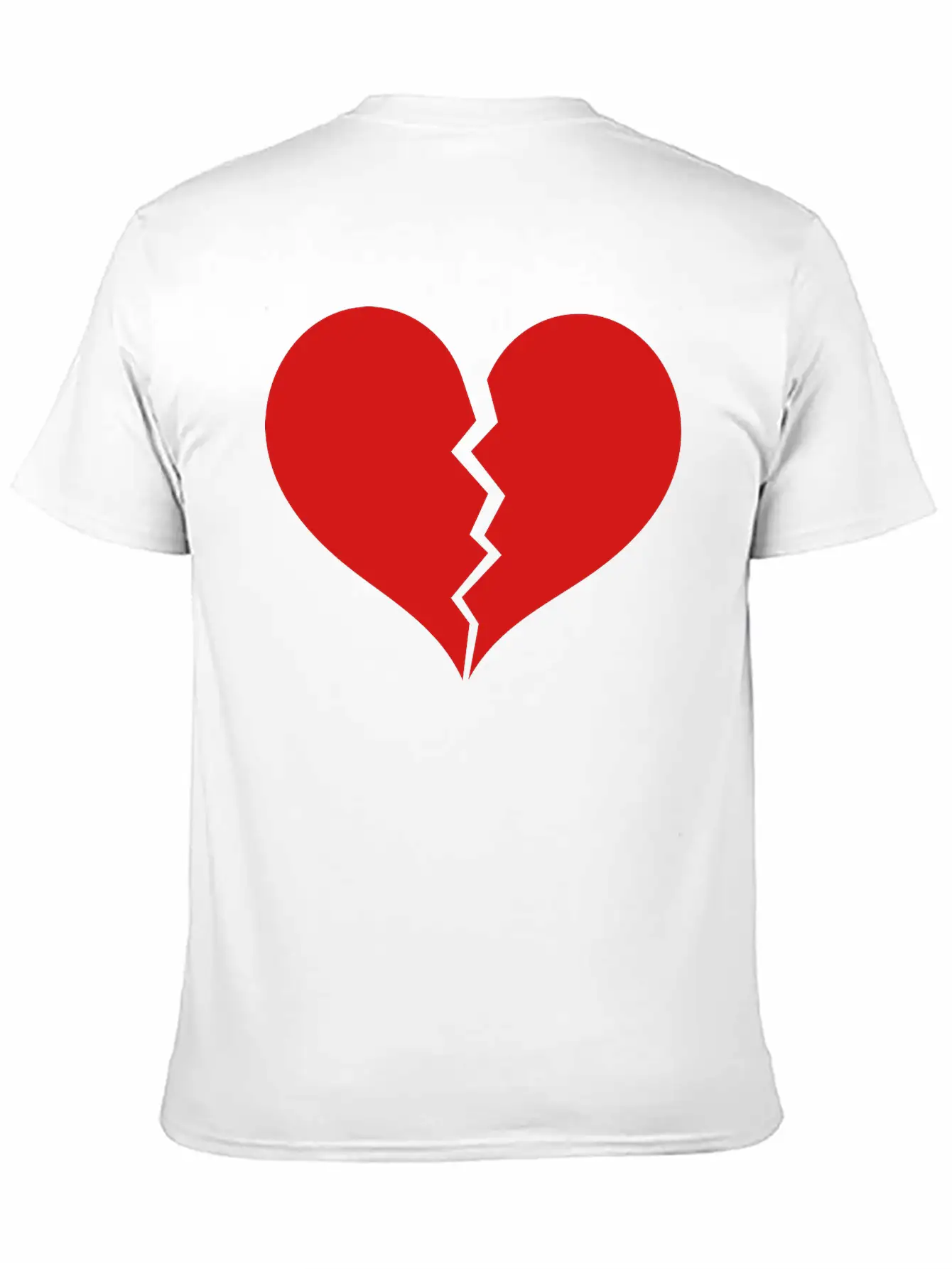 Broken Heart Soft Cotton Short Sleeve Tee ¨C Unisex Wardrobe Staple
