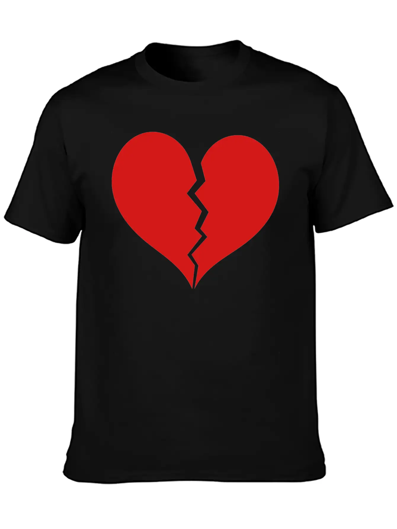 Broken Heart Soft Cotton Short Sleeve Tee ¨C Unisex Wardrobe Staple