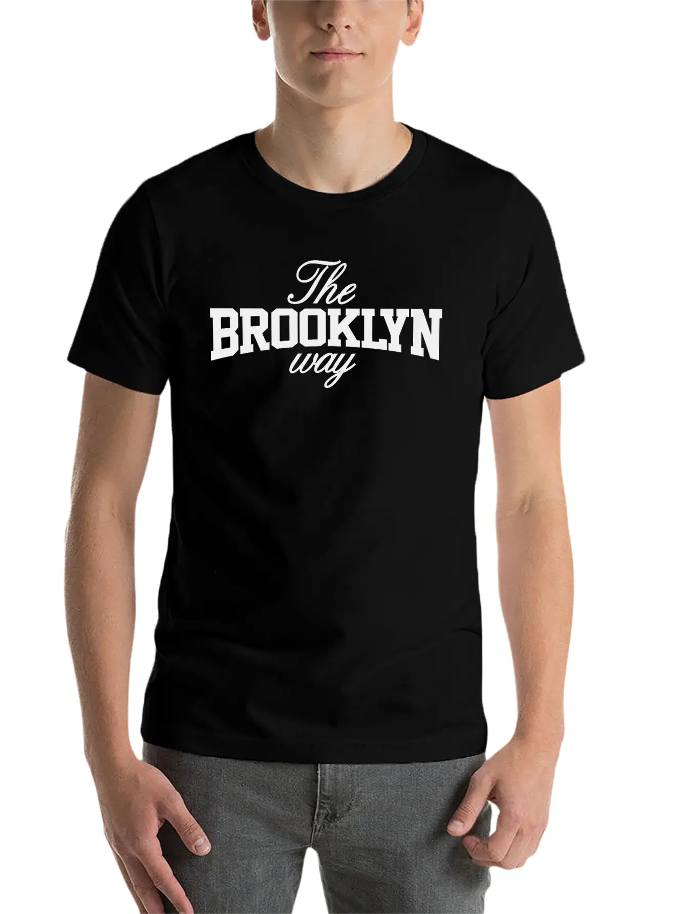 Brooklyn01 Basic Graphic T-Shirt ¨C Daily Comfort In Soft Cotton