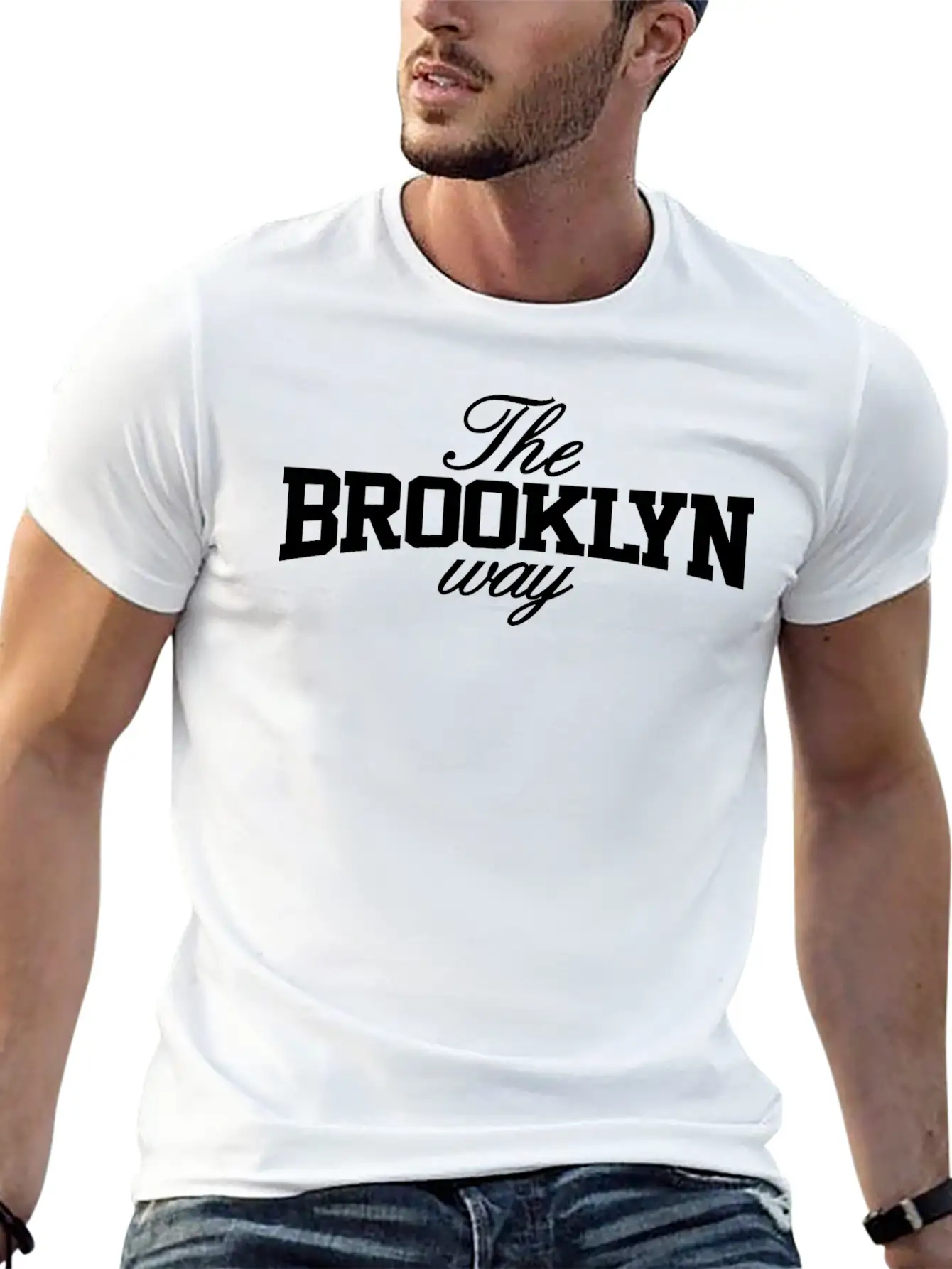 Brooklyn01 Basic Graphic T-Shirt ¨C Daily Comfort In Soft Cotton