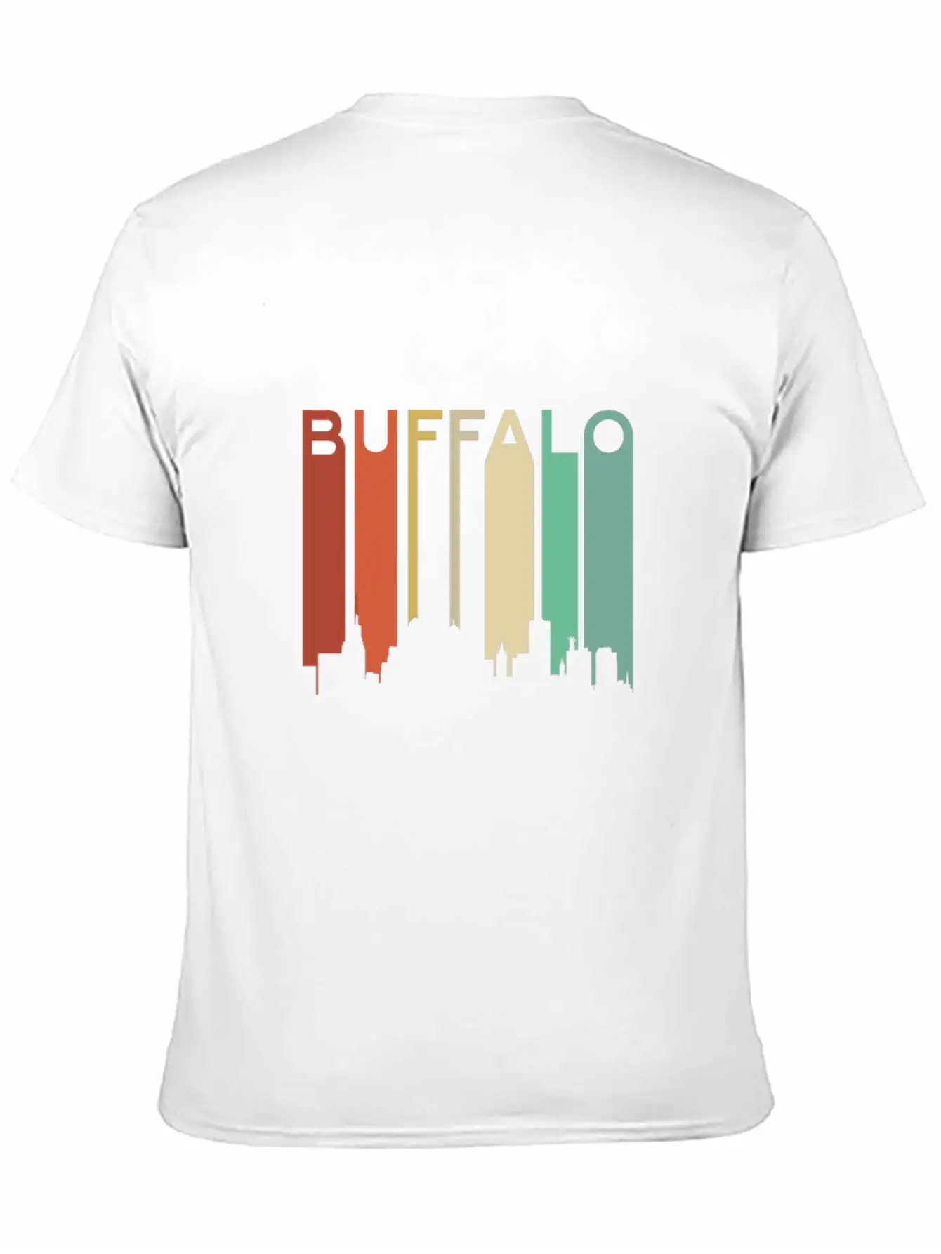Buffalo New York Retro Skyline Bridge Vintage City Essential Cotton Tee For Daily Outfits ¨C Unisex Style