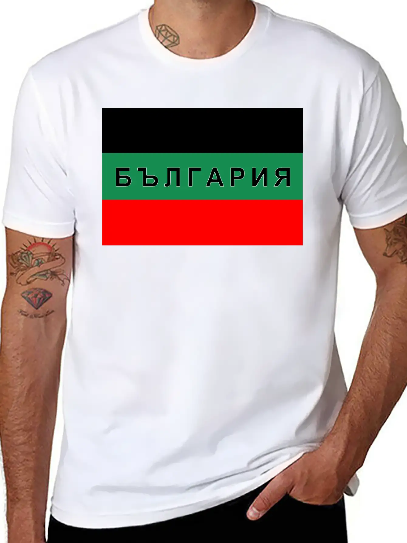Bulgaria Flag Basic Graphic T-Shirt ¨C Daily Comfort In Soft Cotton
