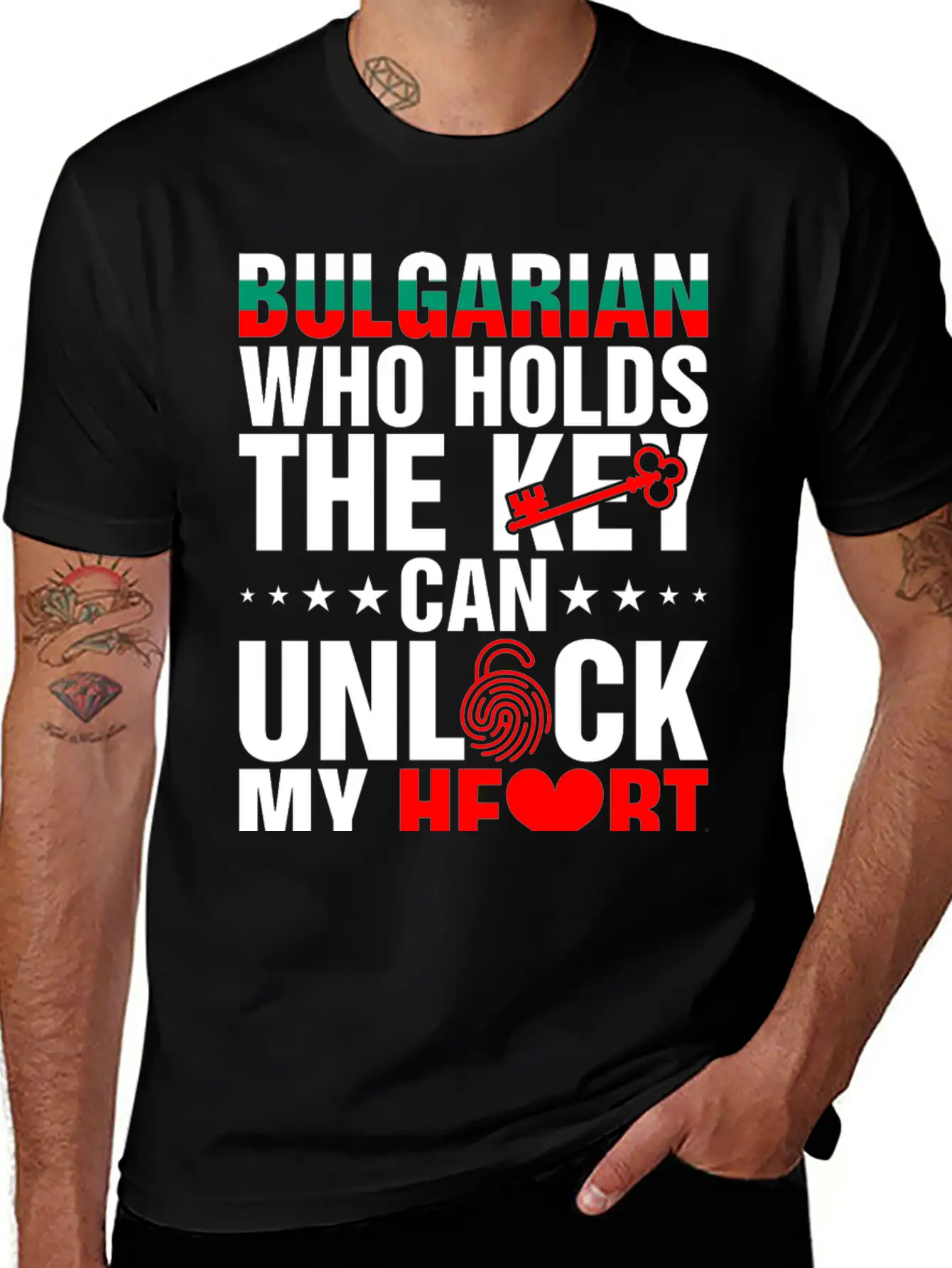 Bulgarian Who Holds The Key Essential Cotton Tee For Daily Outfits ¨C Unisex Style