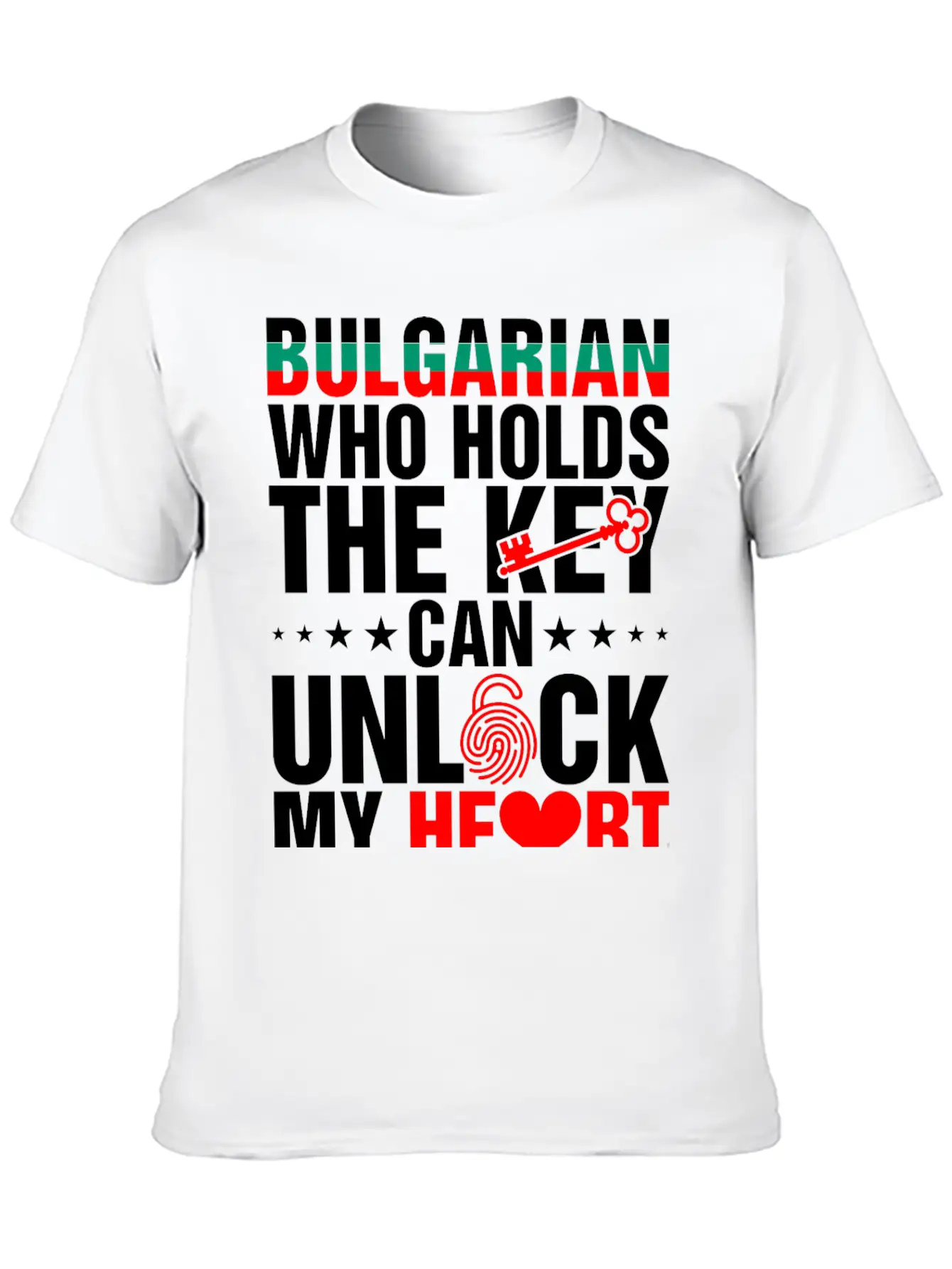 Bulgarian Who Holds The Key Essential Cotton Tee For Daily Outfits ¨C Unisex Style