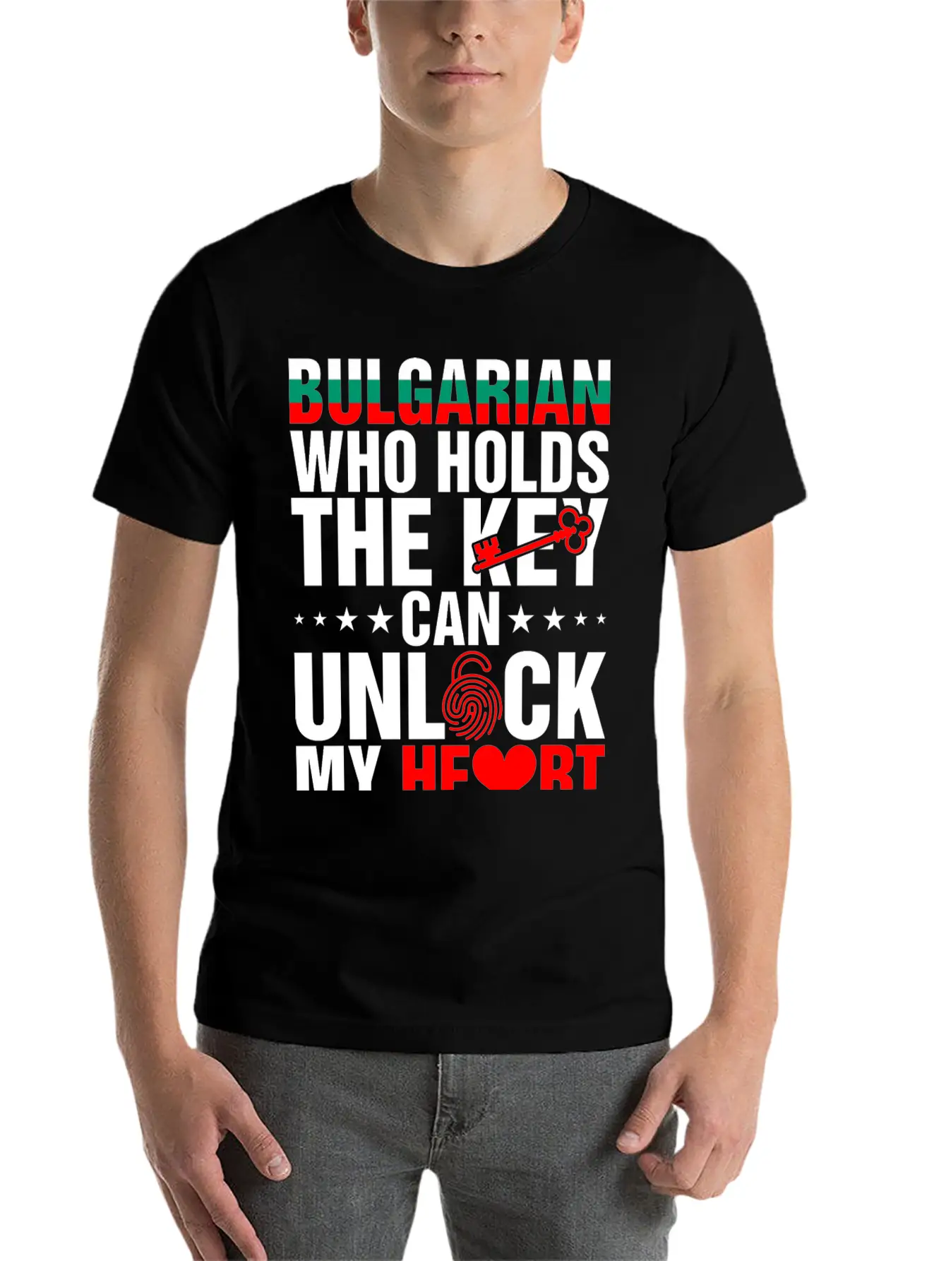 Bulgarian Who Holds The Key Essential Cotton Tee For Daily Outfits ¨C Unisex Style