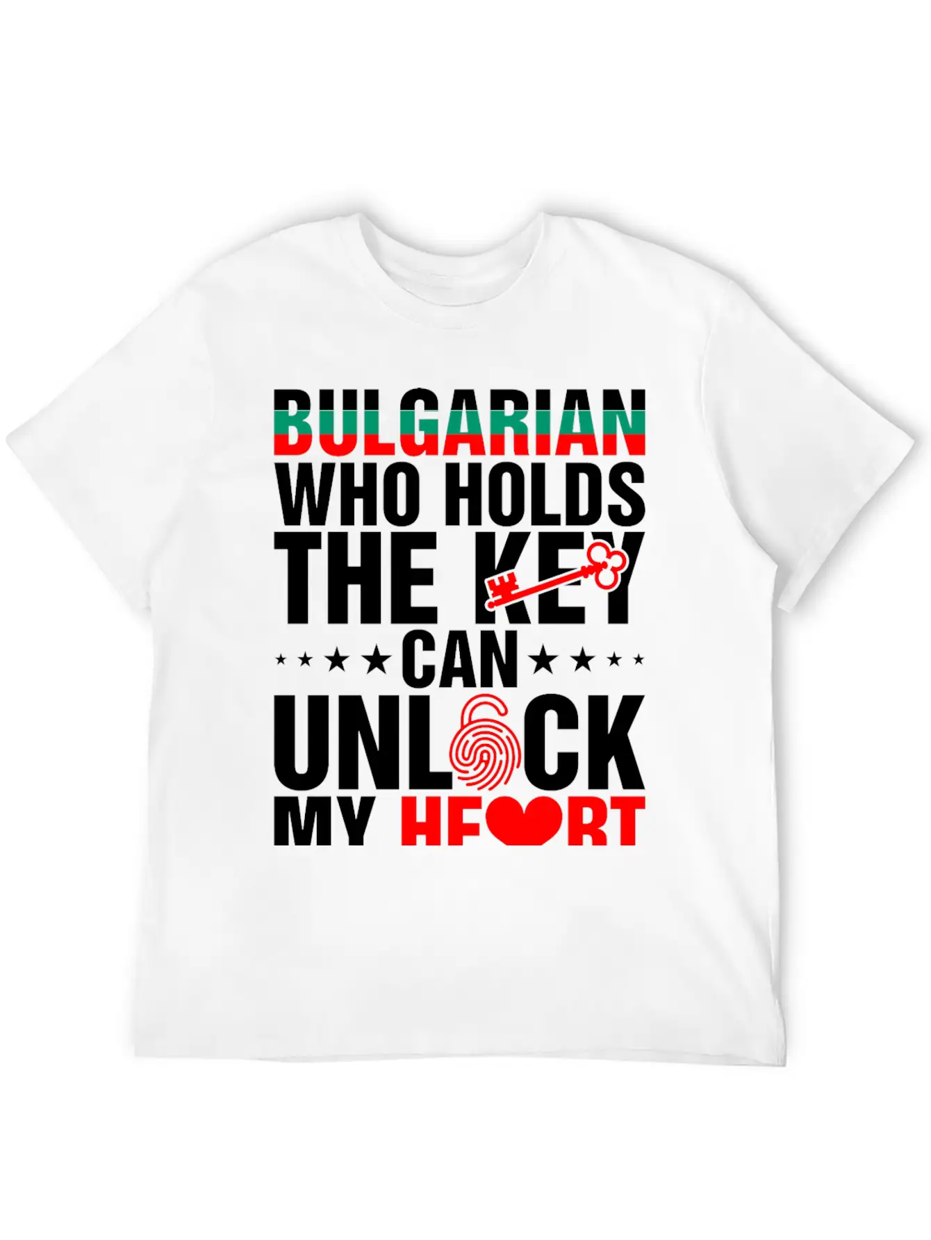 Bulgarian Who Holds The Key Essential Cotton Tee For Daily Outfits ¨C Unisex Style