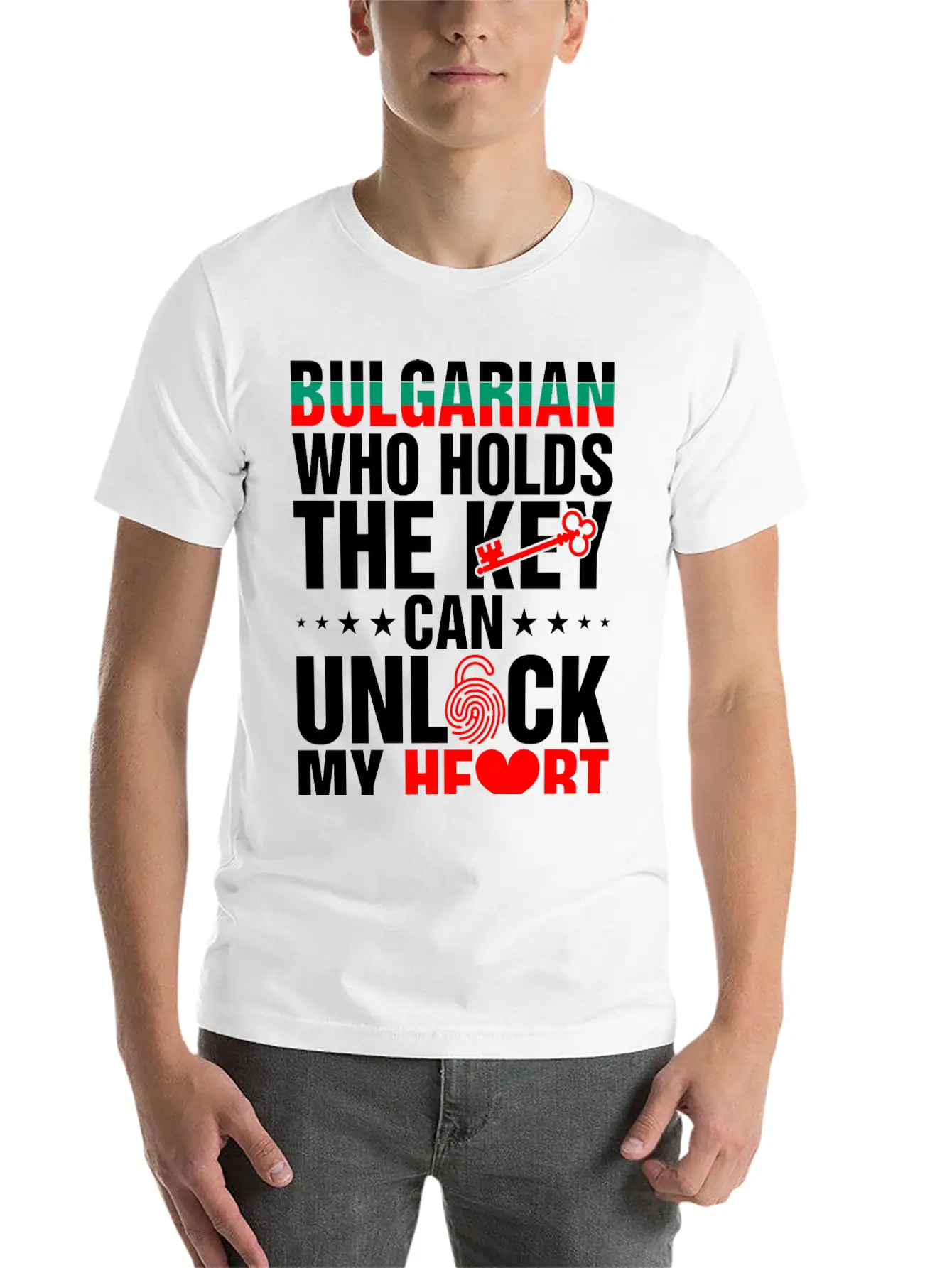 Bulgarian Who Holds The Key Essential Cotton Tee For Daily Outfits ¨C Unisex Style