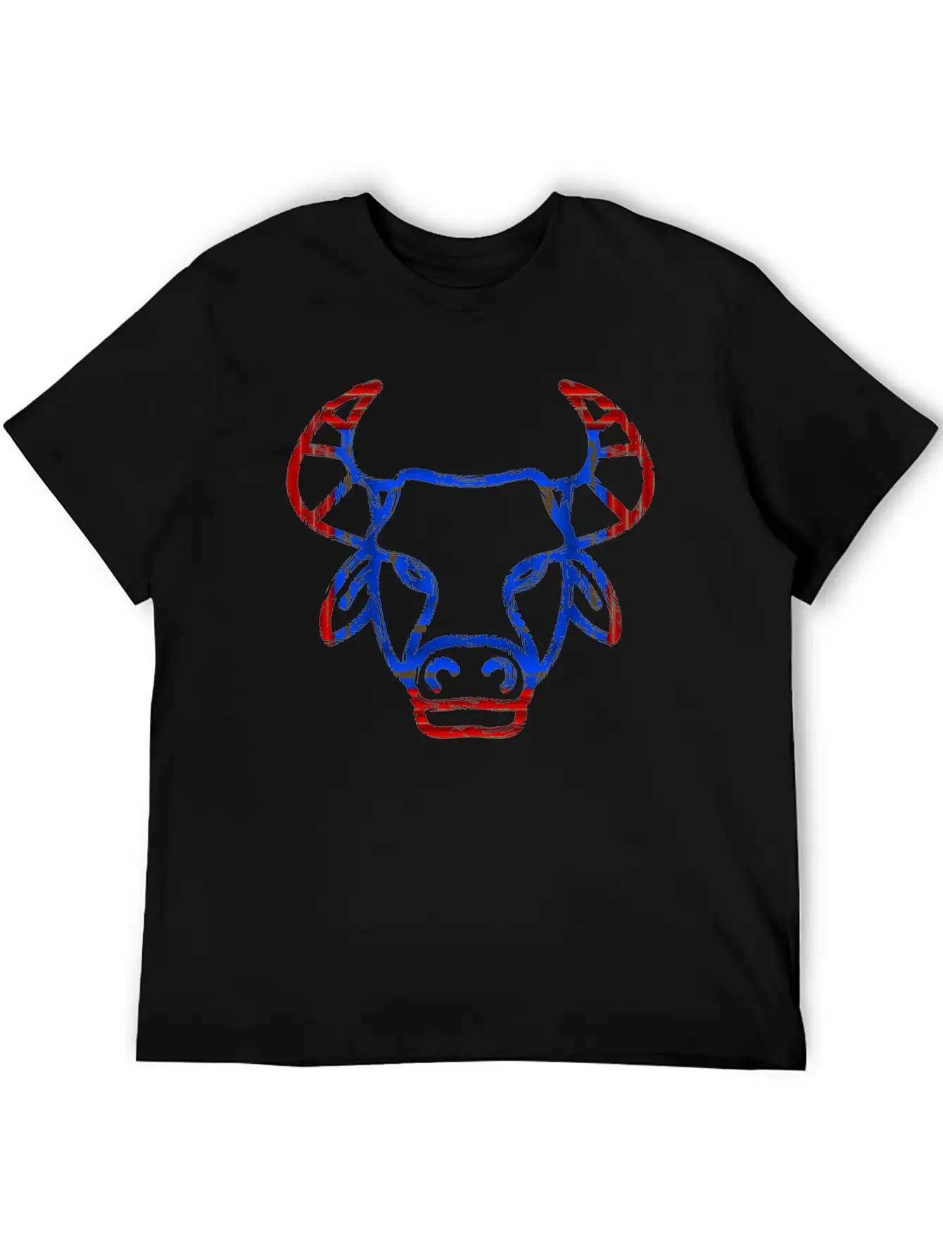 Bull Face Soft Cotton Short Sleeve Tee ¨C Unisex Wardrobe Staple