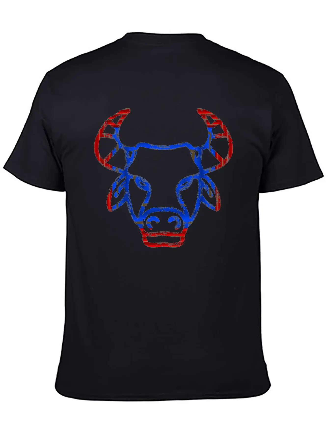 Bull Face Soft Cotton Short Sleeve Tee ¨C Unisex Wardrobe Staple