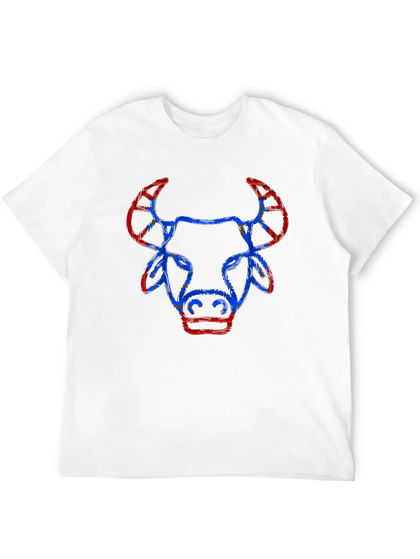 Bull Face Soft Cotton Short Sleeve Tee ¨C Unisex Wardrobe Staple