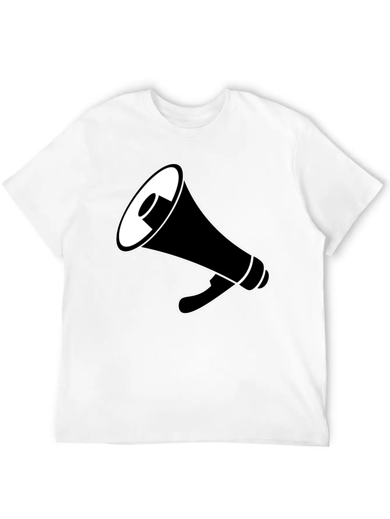 Bullhorn Icon Essential Cotton Tee For Daily Outfits ¨C Unisex Style
