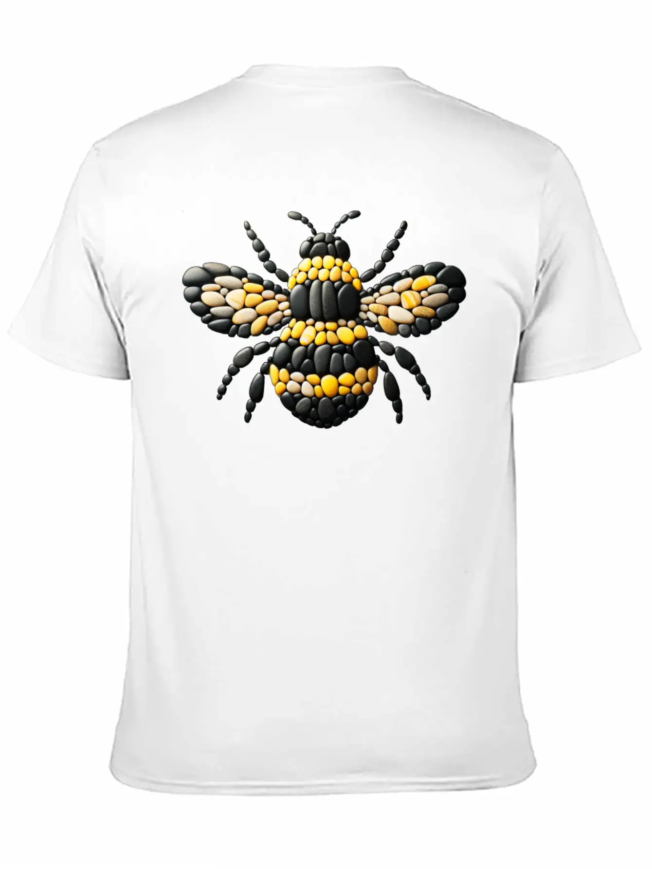 Bumblebee Pebble Artwork Basic Graphic T-Shirt ¨C Daily Comfort In Soft Cotton