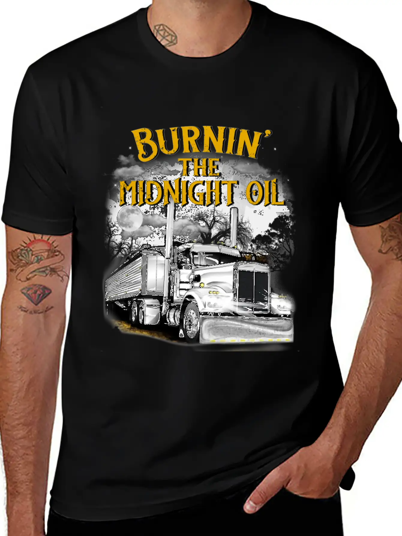 Burning The Midnight Oil Tshirt -gift Soft Cotton Short Sleeve Tee ¨C Unisex Wardrobe Staple