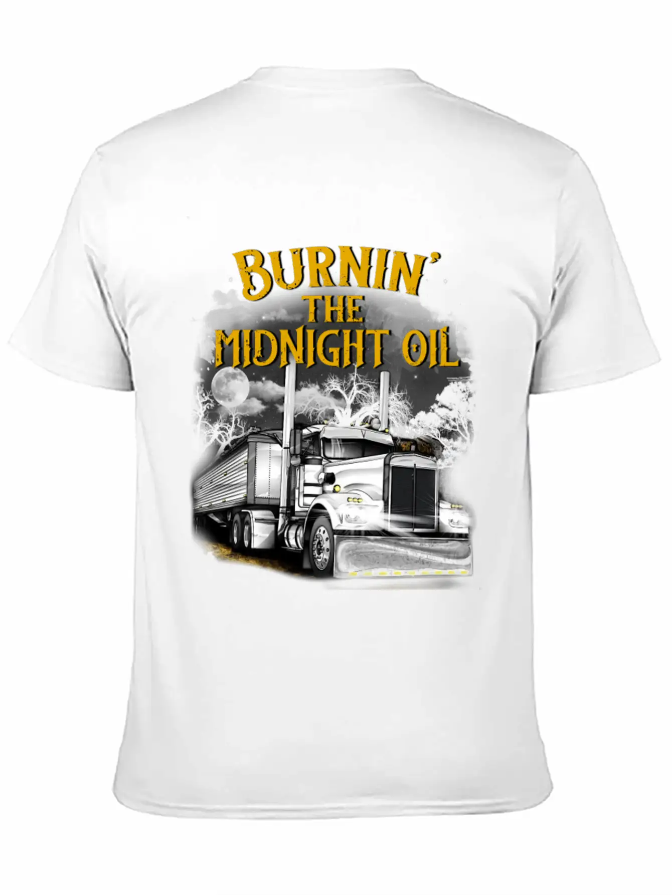 Burning The Midnight Oil Tshirt -gift Soft Cotton Short Sleeve Tee ¨C Unisex Wardrobe Staple