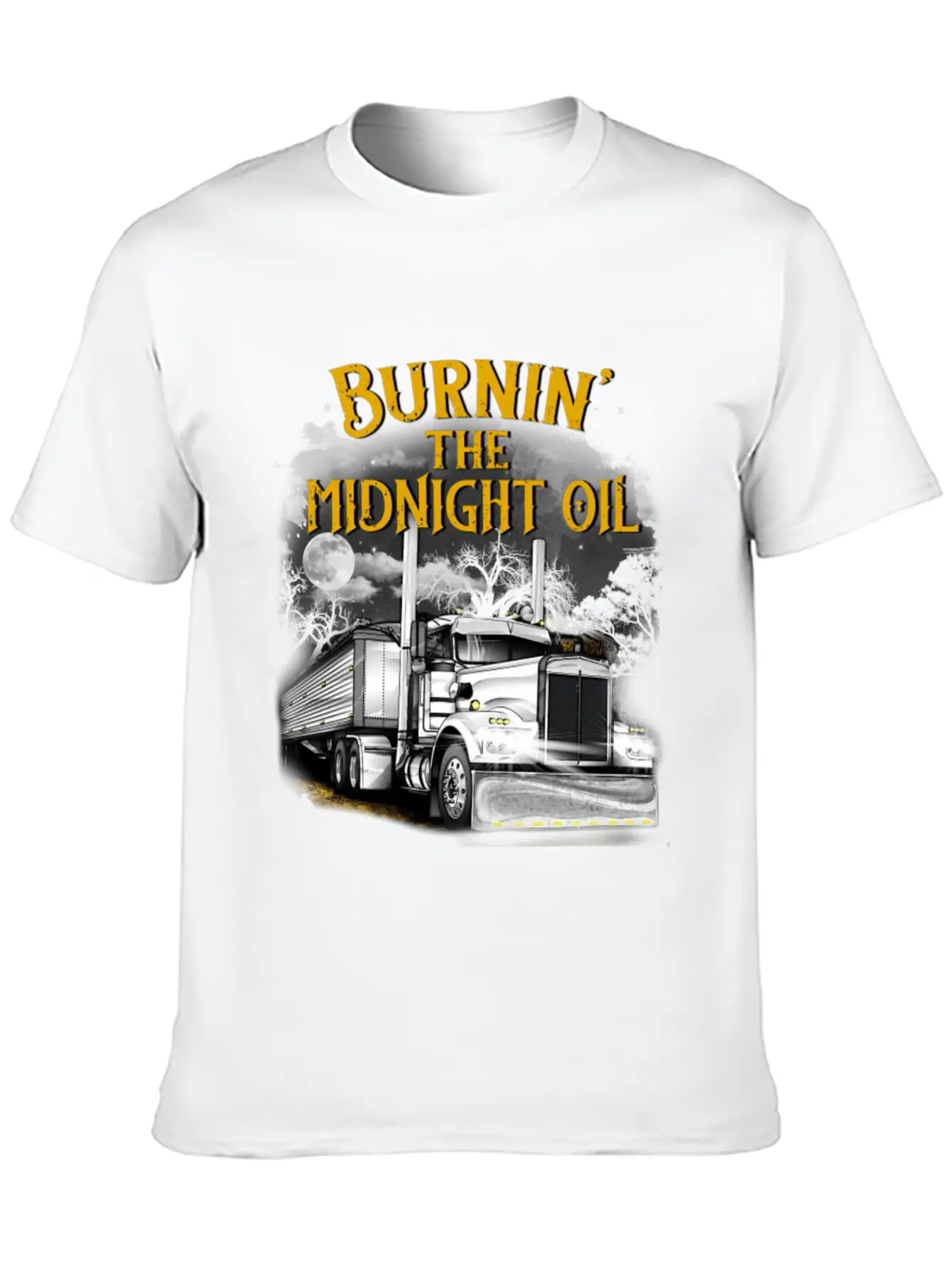 Burning The Midnight Oil Tshirt -gift Soft Cotton Short Sleeve Tee ¨C Unisex Wardrobe Staple