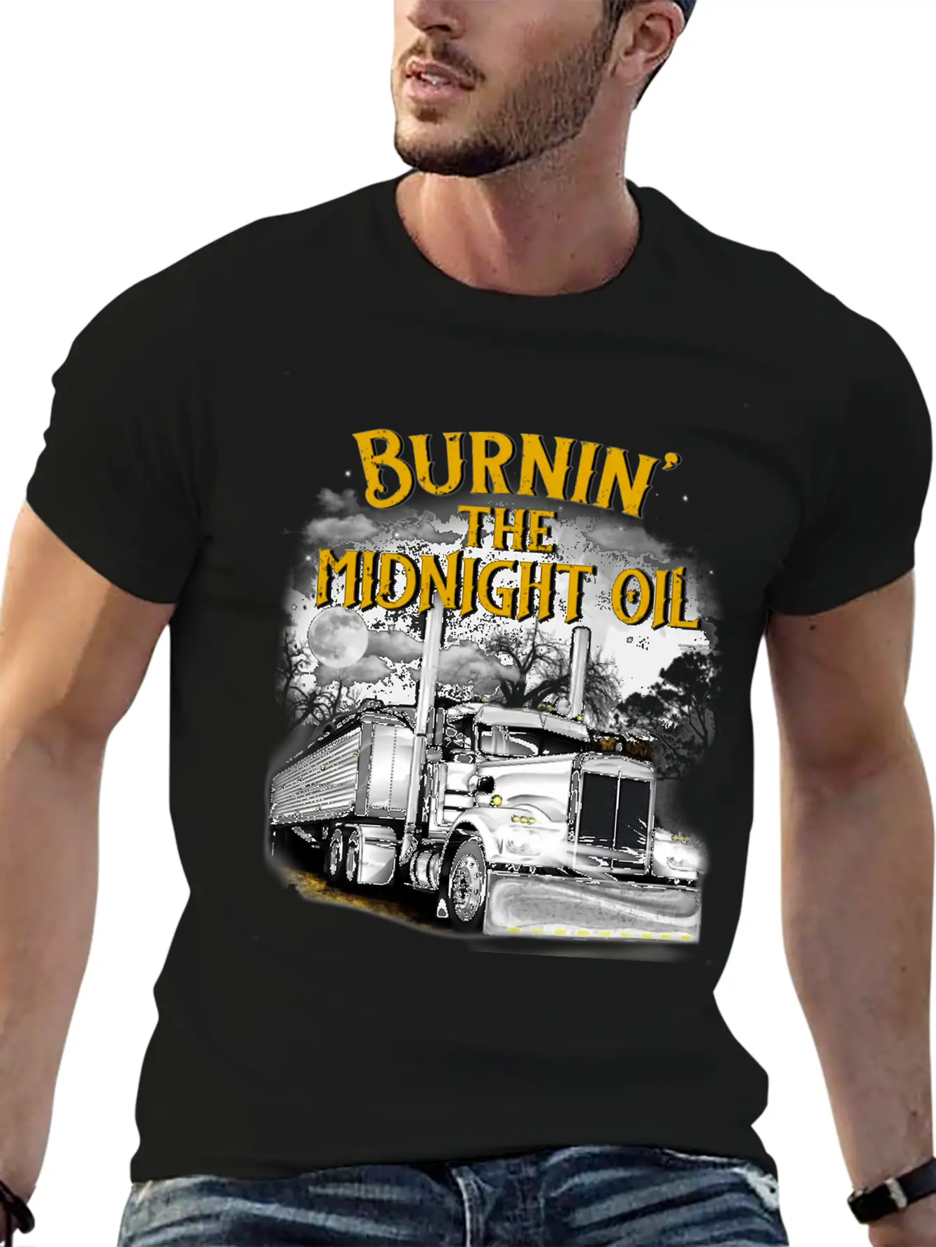 Burning The Midnight Oil Tshirt -gift Soft Cotton Short Sleeve Tee ¨C Unisex Wardrobe Staple
