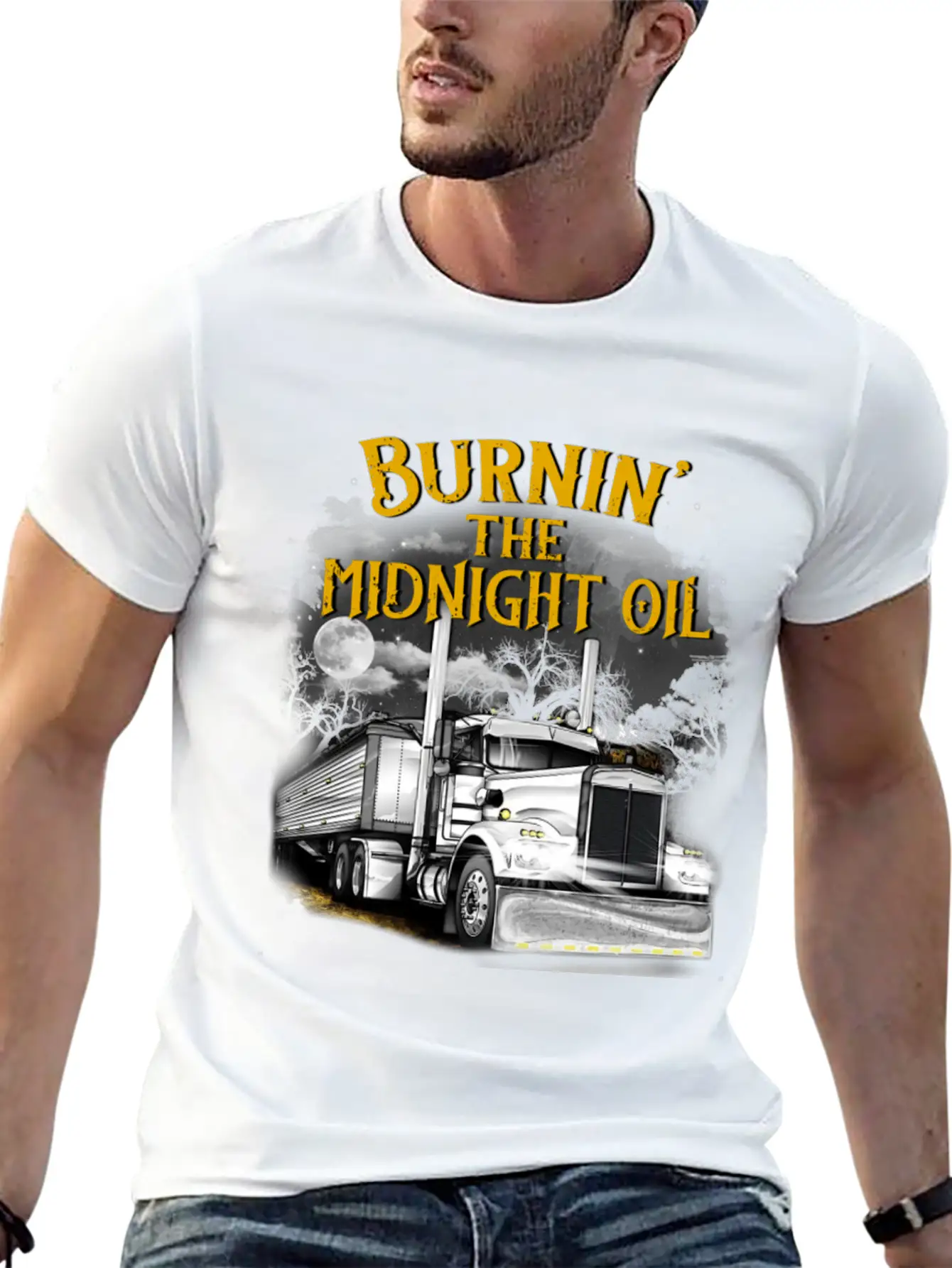 Burning The Midnight Oil Tshirt -gift Soft Cotton Short Sleeve Tee ¨C Unisex Wardrobe Staple