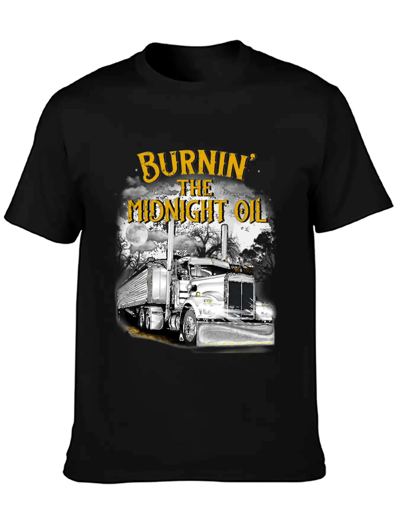Burning The Midnight Oil Tshirt -gift Soft Cotton Short Sleeve Tee ¨C Unisex Wardrobe Staple