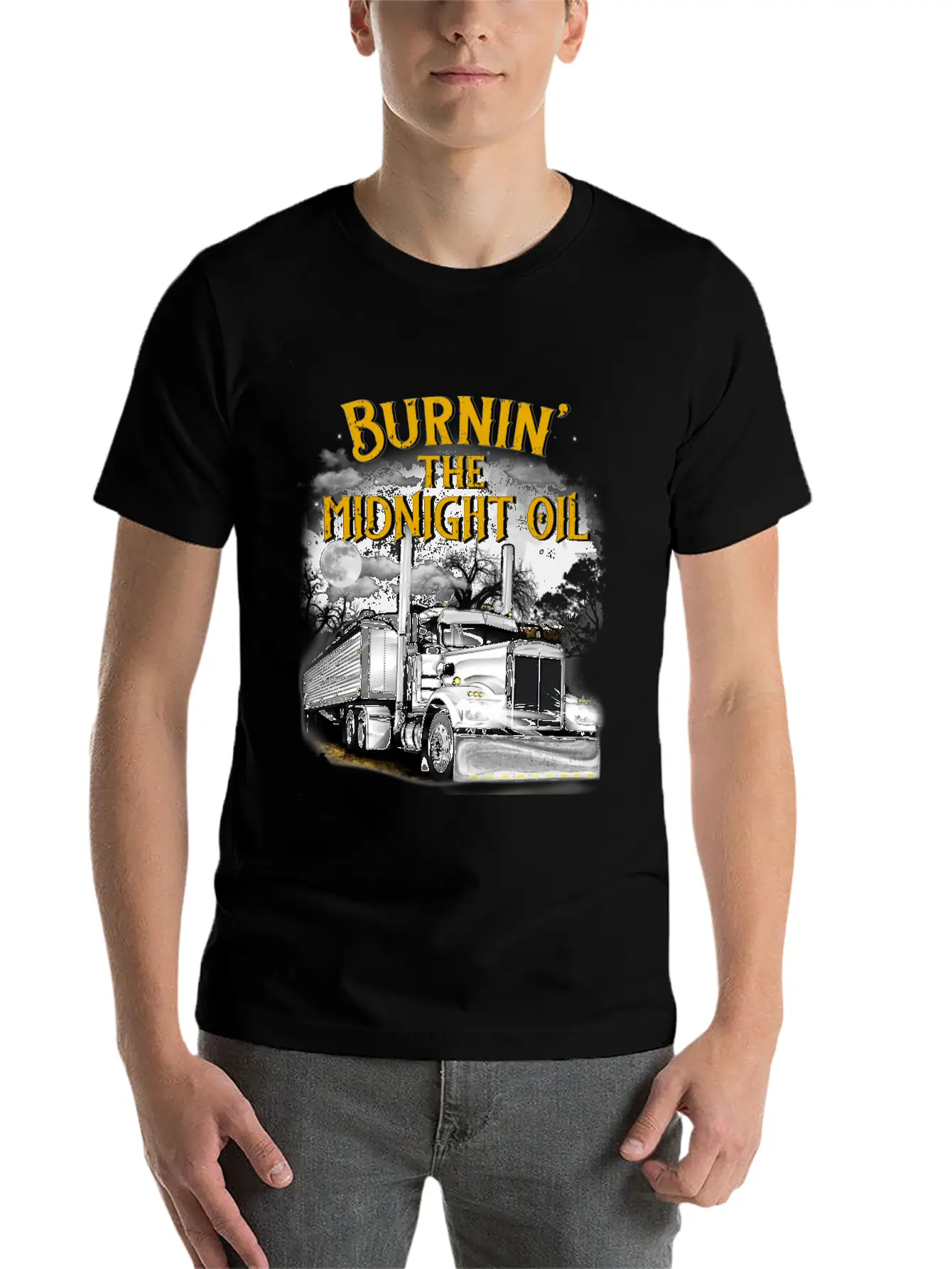 Burning The Midnight Oil Tshirt -gift Soft Cotton Short Sleeve Tee ¨C Unisex Wardrobe Staple