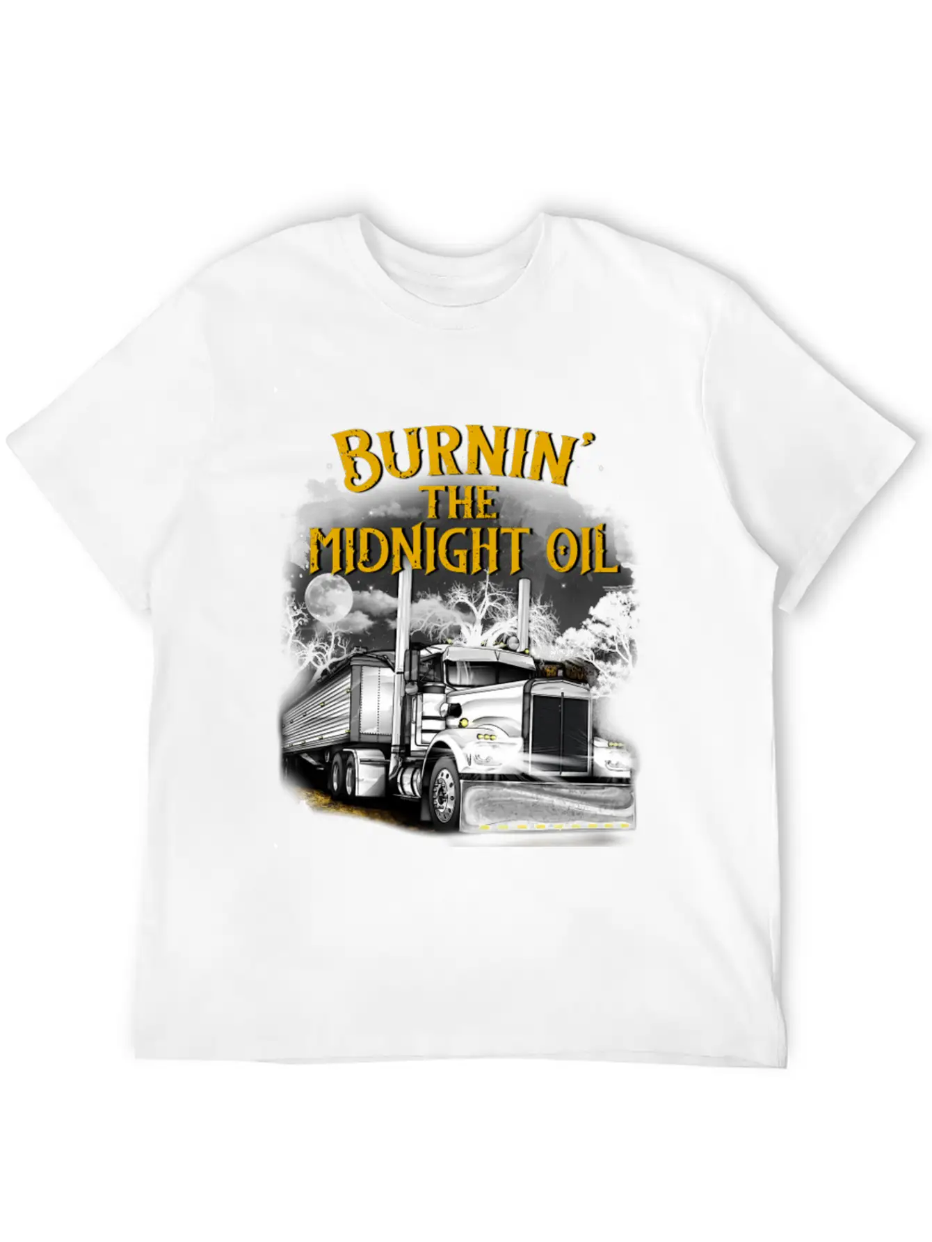 Burning The Midnight Oil Tshirt -gift Soft Cotton Short Sleeve Tee ¨C Unisex Wardrobe Staple