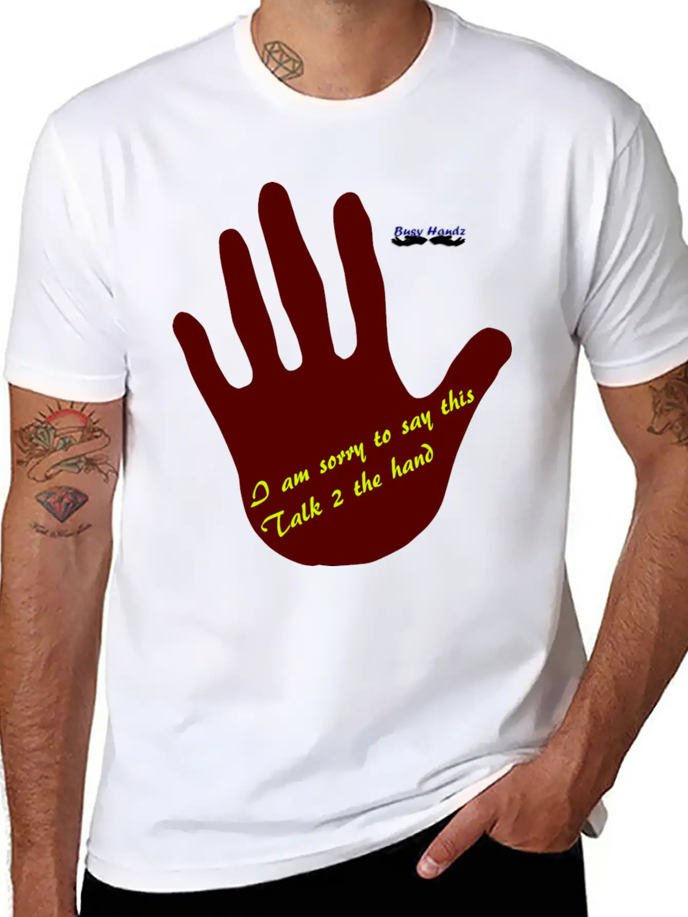 Busyhandz Dynamics White Kid's Long Sleeve T. Shir Essential Cotton Tee For Daily Outfits ¨C Unisex Style