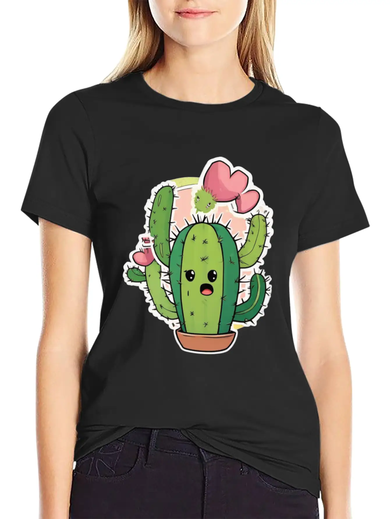 Cactus Baby Cactus Cacti Cactus Plant Basic Graphic T-Shirt ¨C Daily Comfort In Soft Cotton