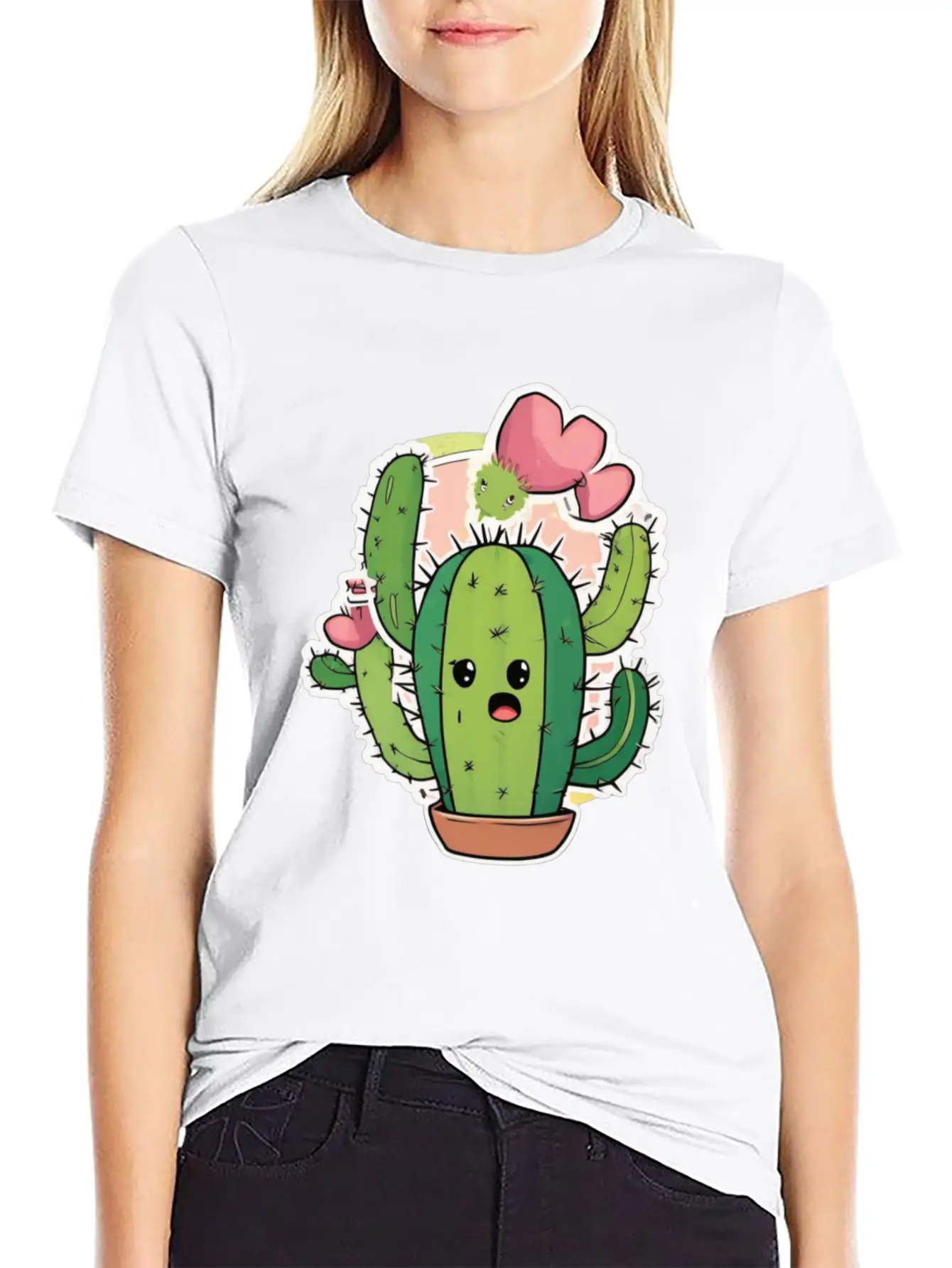 Cactus Baby Cactus Cacti Cactus Plant Basic Graphic T-Shirt ¨C Daily Comfort In Soft Cotton