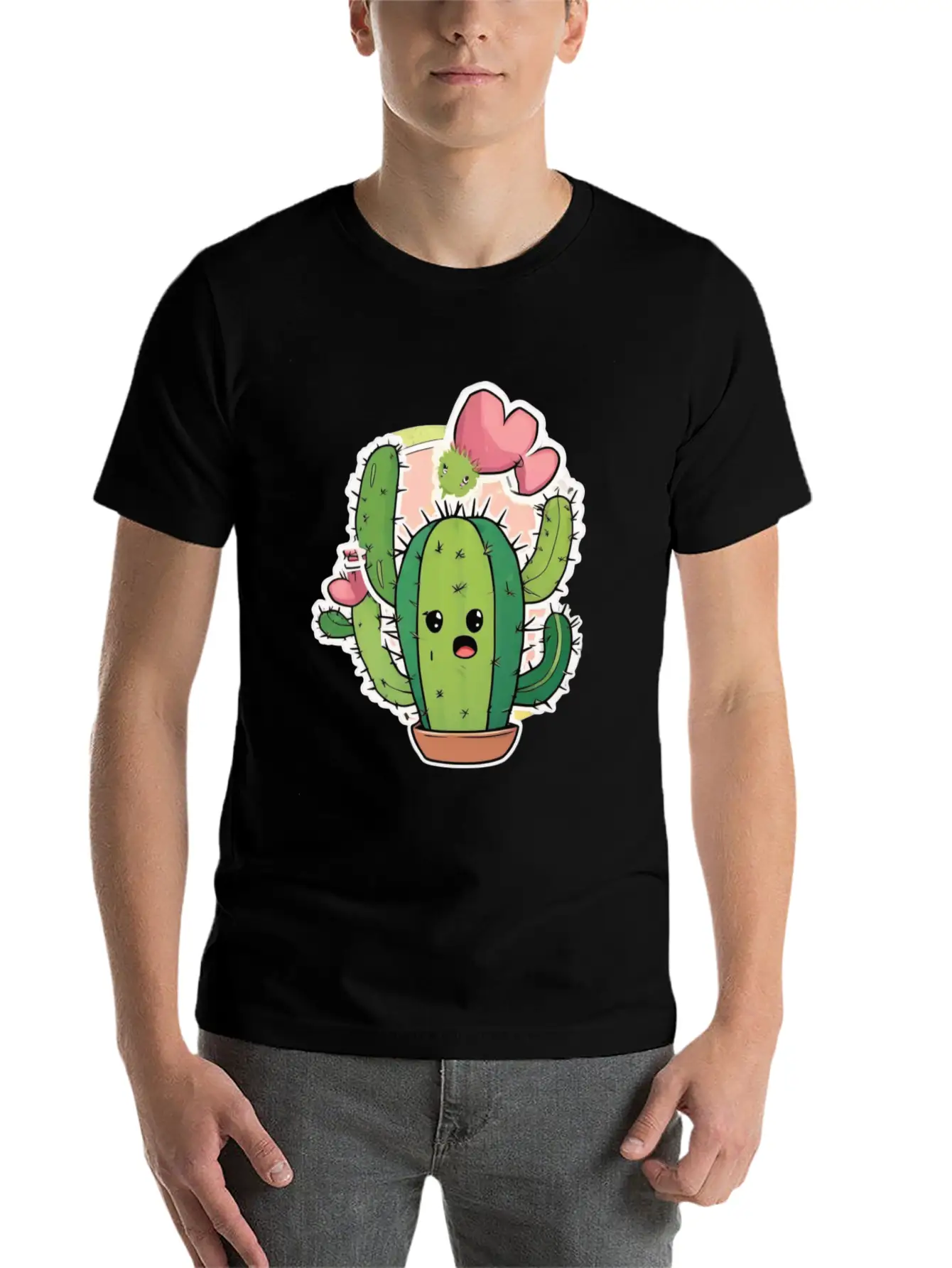 Cactus Baby Cactus Cacti Cactus Plant Basic Graphic T-Shirt ¨C Daily Comfort In Soft Cotton