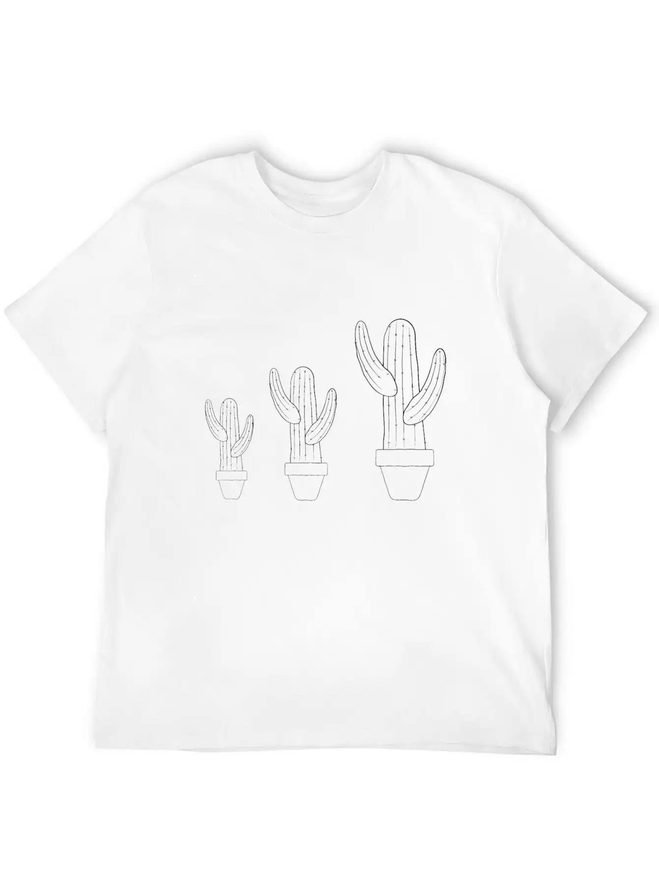 Cactus Basic Graphic T-Shirt ¨C Daily Comfort In Soft Cotton