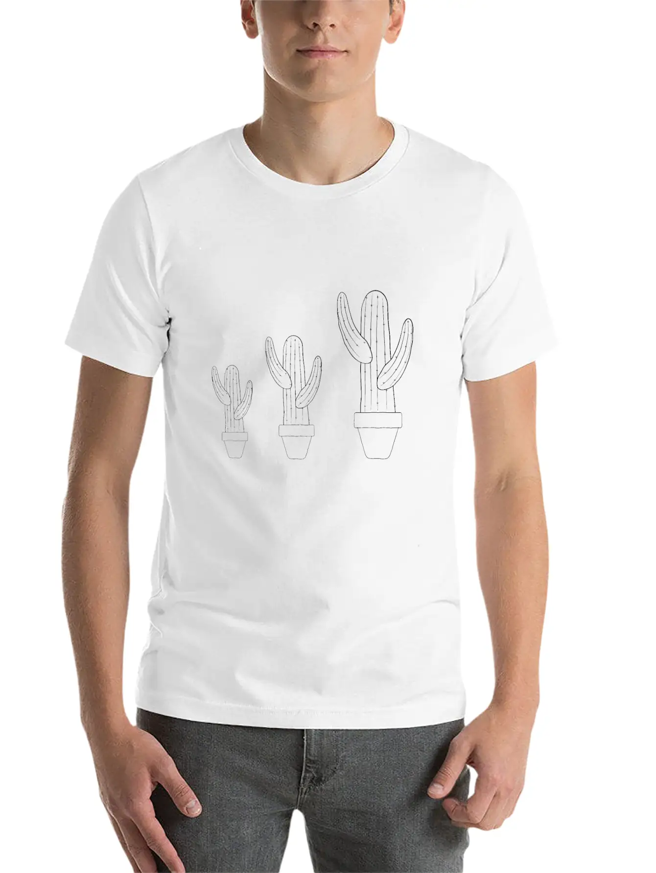 Cactus Basic Graphic T-Shirt ¨C Daily Comfort In Soft Cotton