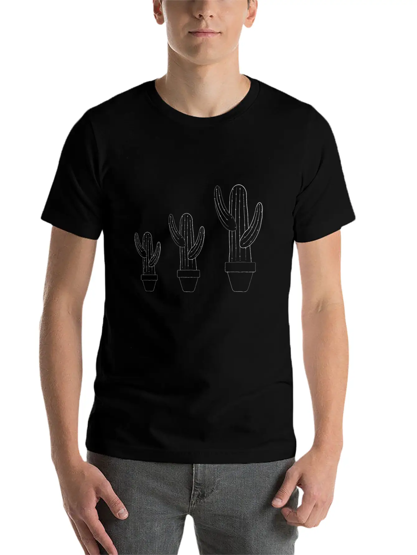 Cactus Basic Graphic T-Shirt ¨C Daily Comfort In Soft Cotton