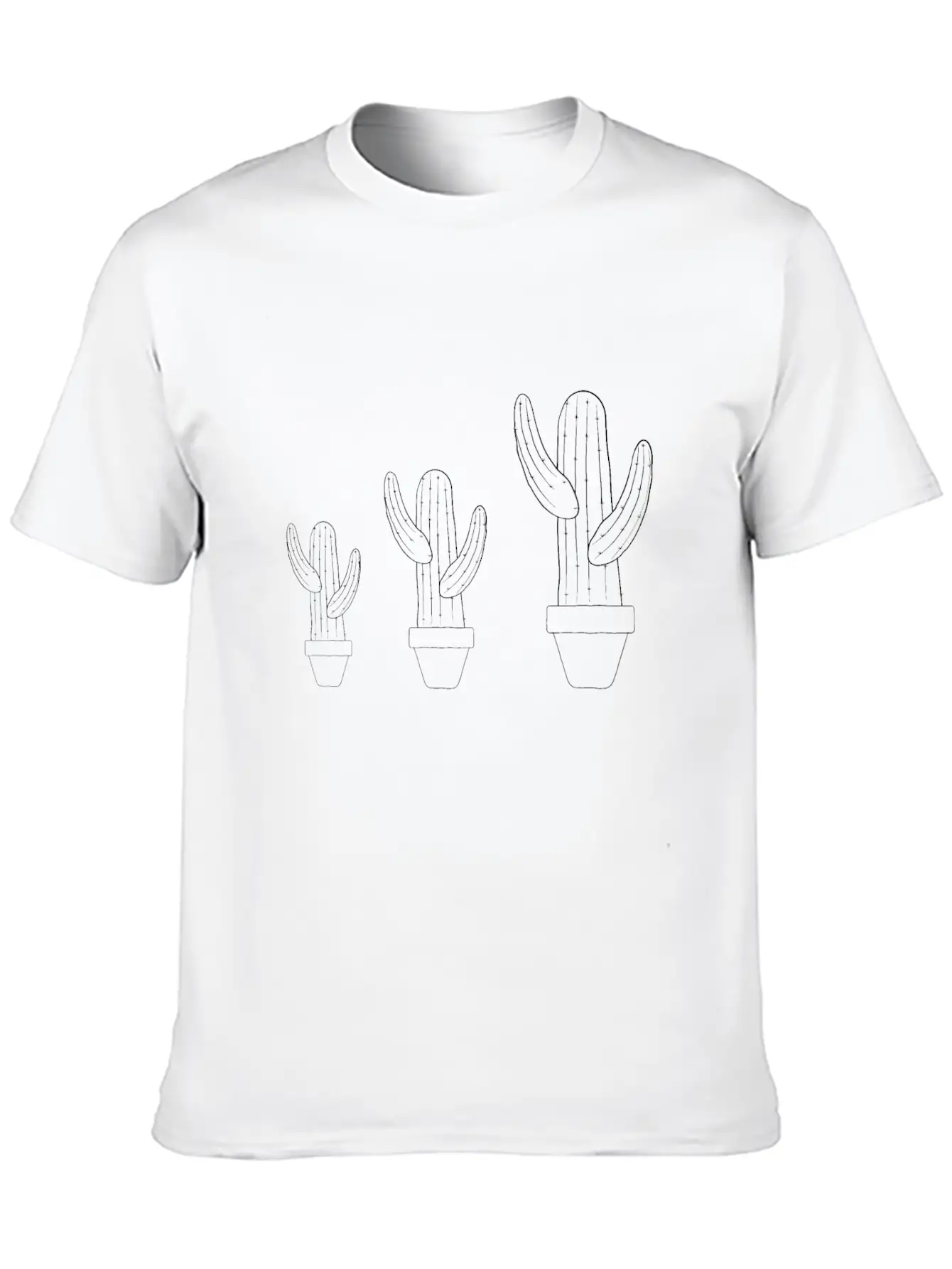 Cactus Basic Graphic T-Shirt ¨C Daily Comfort In Soft Cotton