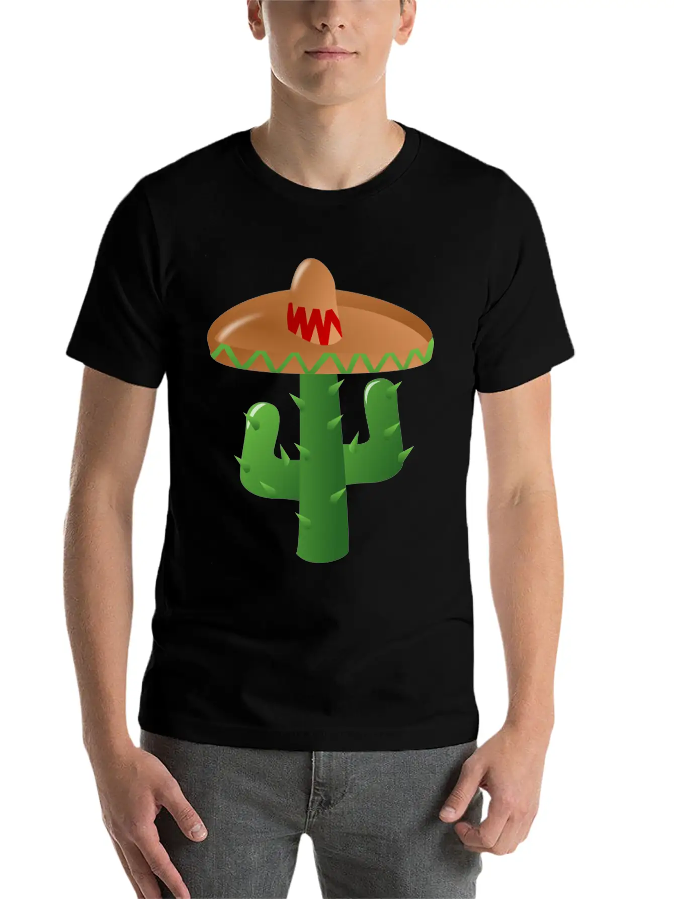Cactus Mexican Essential Cotton Tee For Daily Outfits ¨C Unisex Style