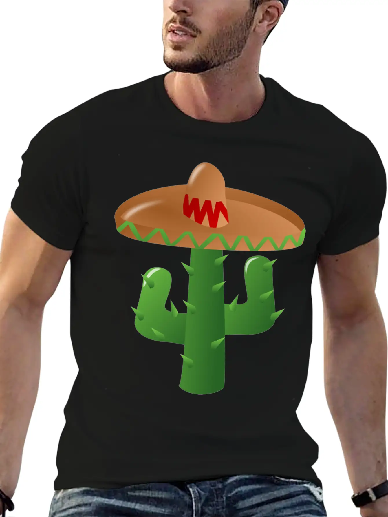 Cactus Mexican Essential Cotton Tee For Daily Outfits ¨C Unisex Style