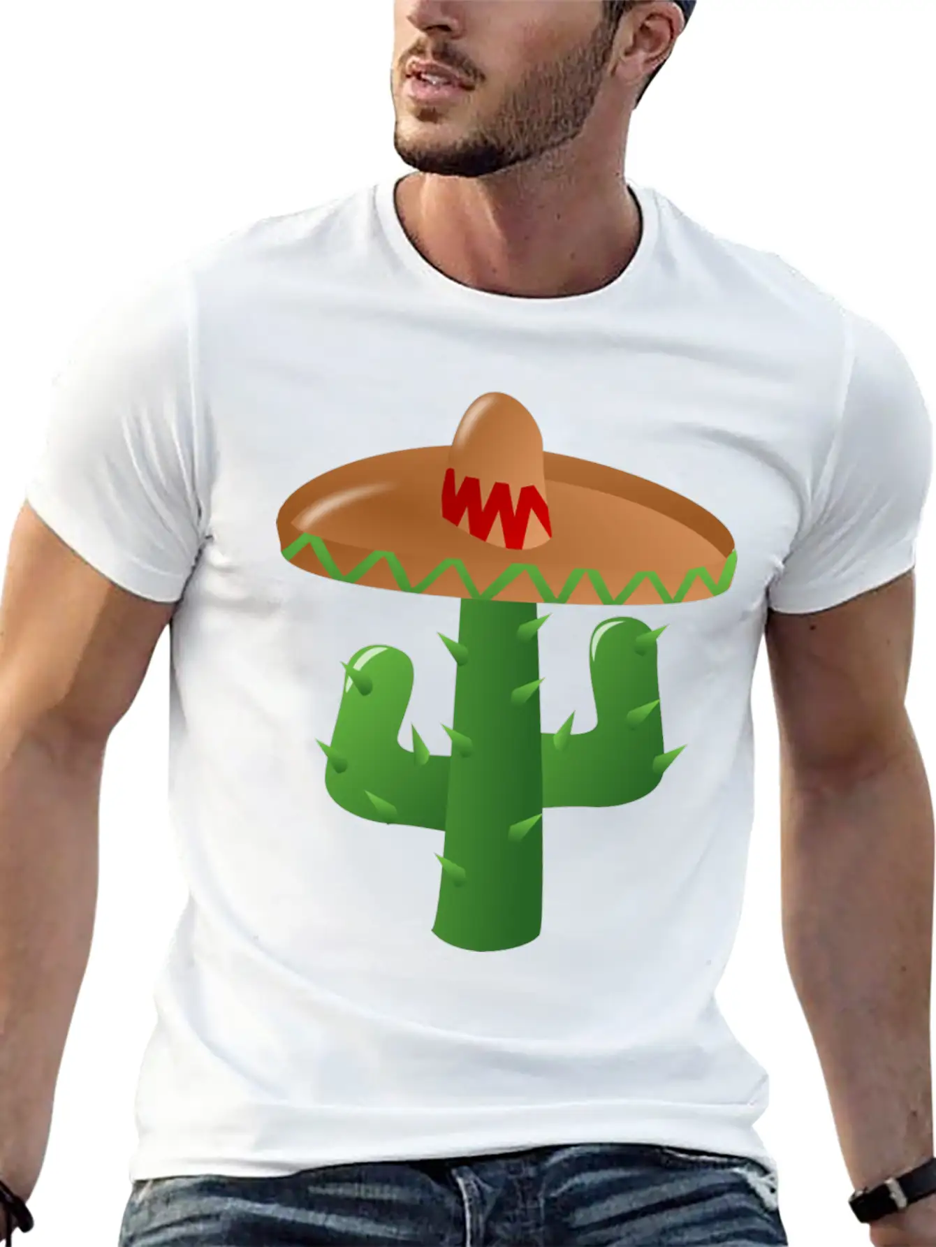 Cactus Mexican Essential Cotton Tee For Daily Outfits ¨C Unisex Style